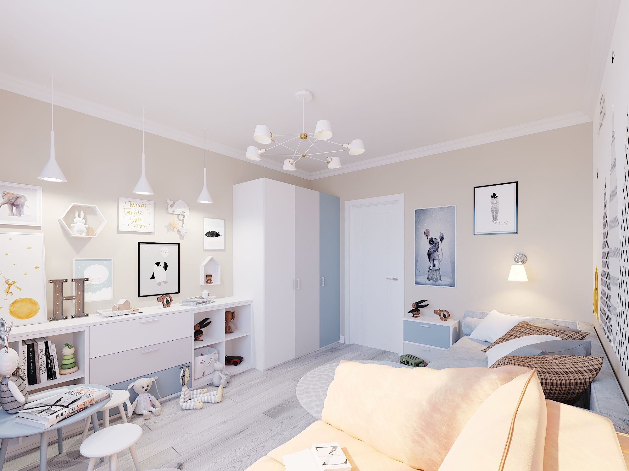 ЖК Севастопольский. 2-к квартира. 55 м². Авторский дизайн интерьера