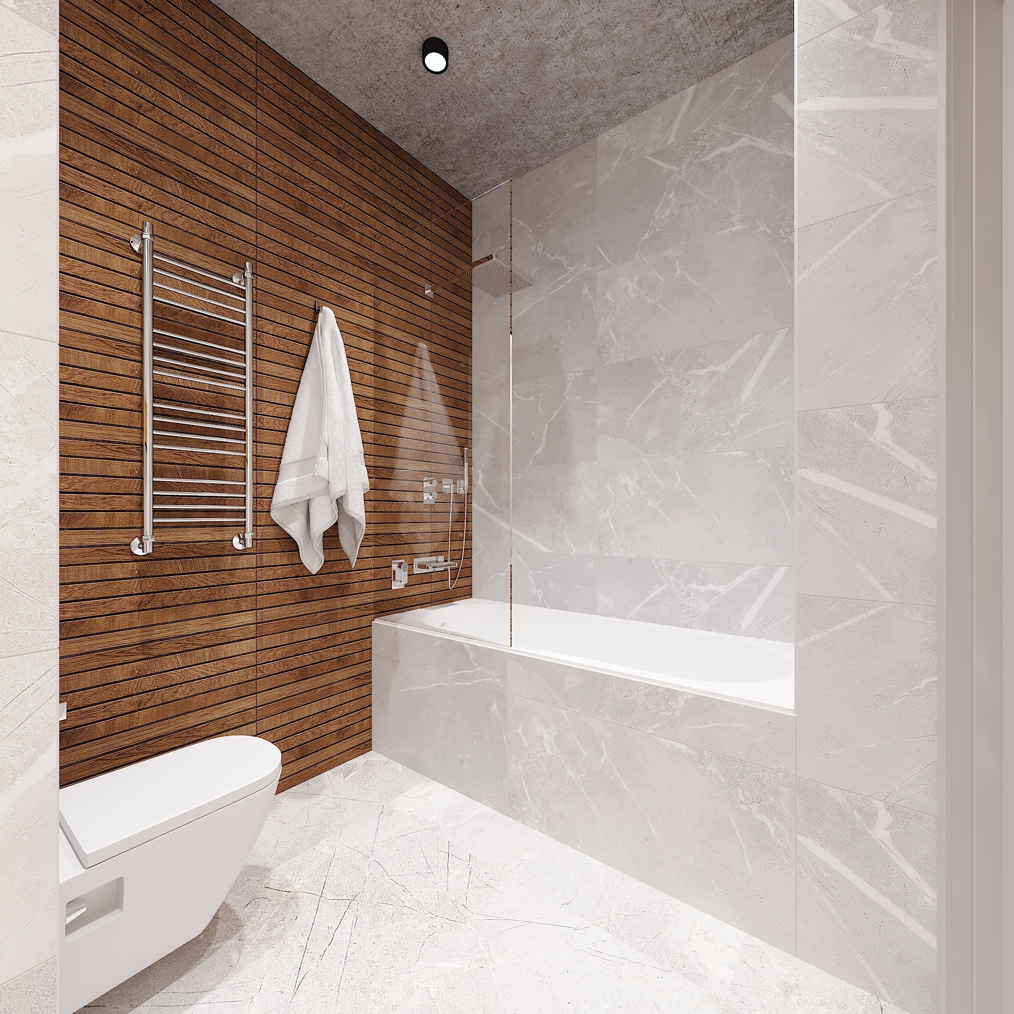 ЖК Скандинавия. 4-к квартира. 123 м². Авторский дизайн интерьера