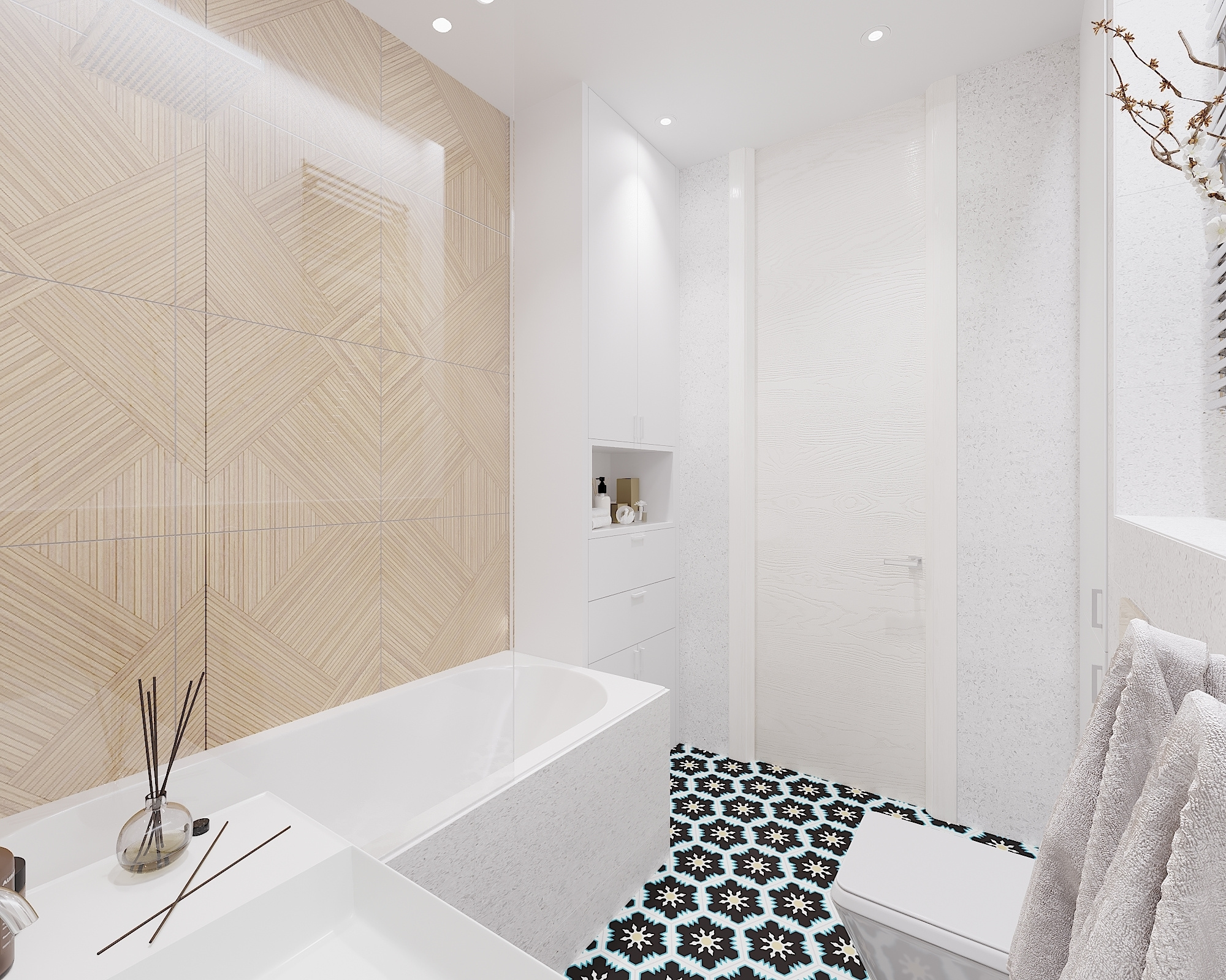 ЖК Технопарк. 1-к квартира. 38 м². Авторский дизайн интерьера