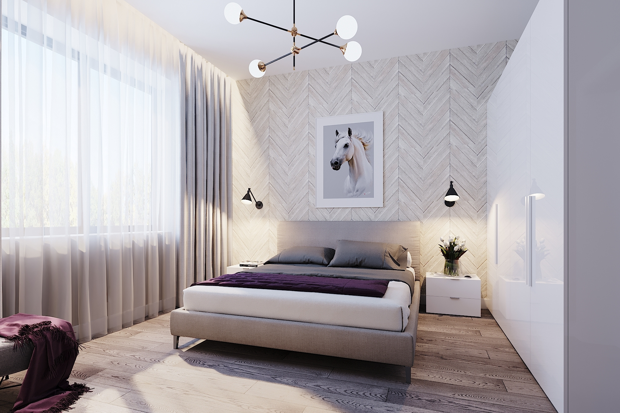 КП Руза Фэмили Парк. Загородный дом. 204 м². Авторский дизайн интерьера