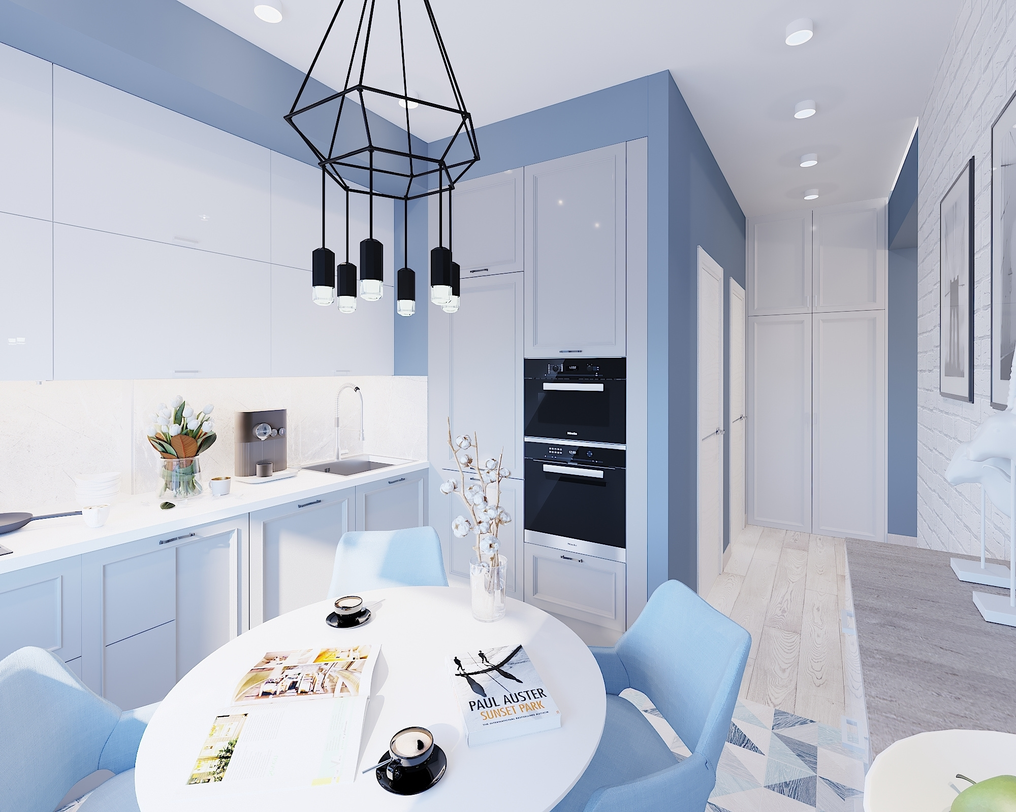 ЖК Авиамоторная. 1-к квартира. 47 м². Авторский дизайн интерьера