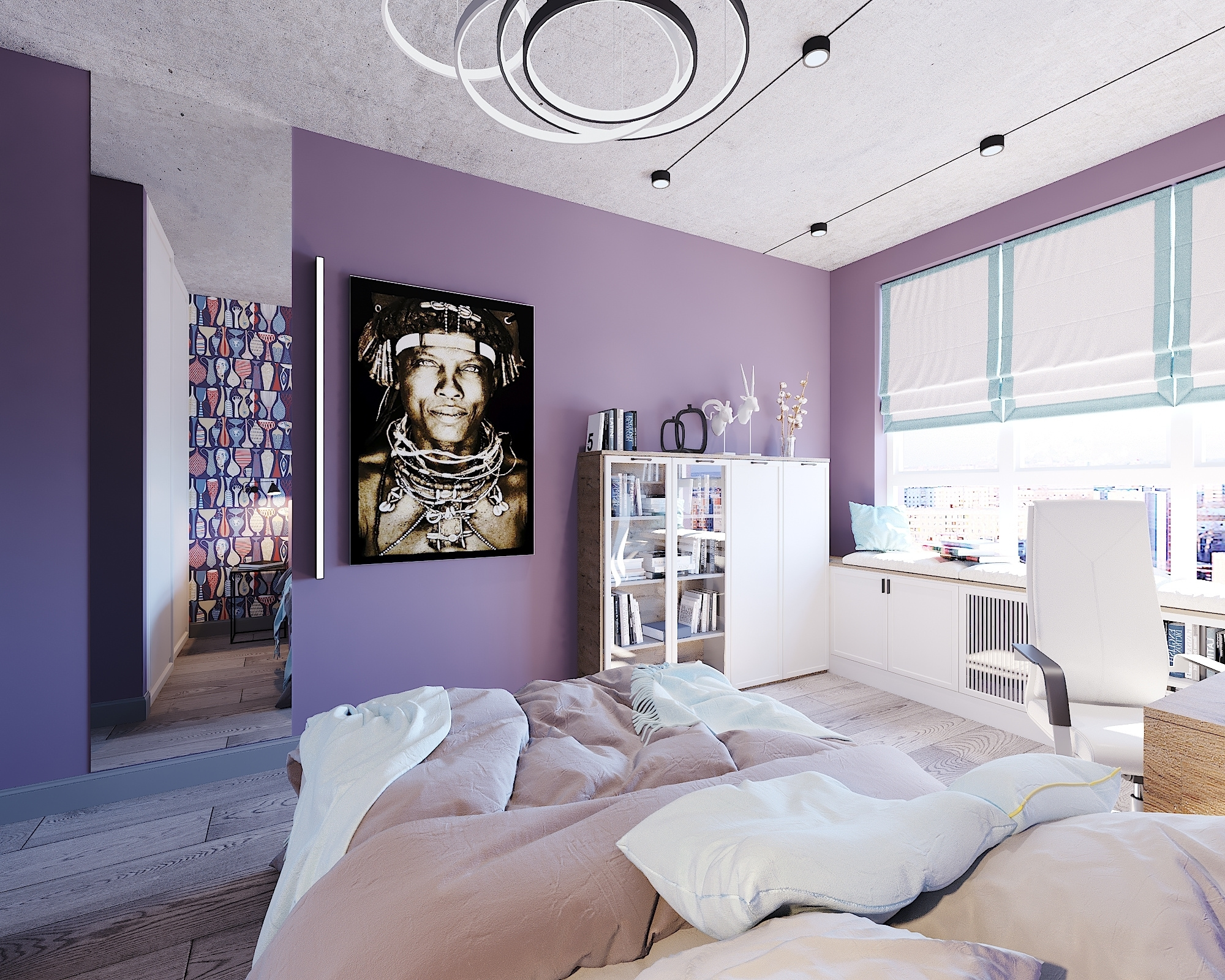 ЖК Скандинавия. 4-к квартира. 123 м². Авторский дизайн интерьера