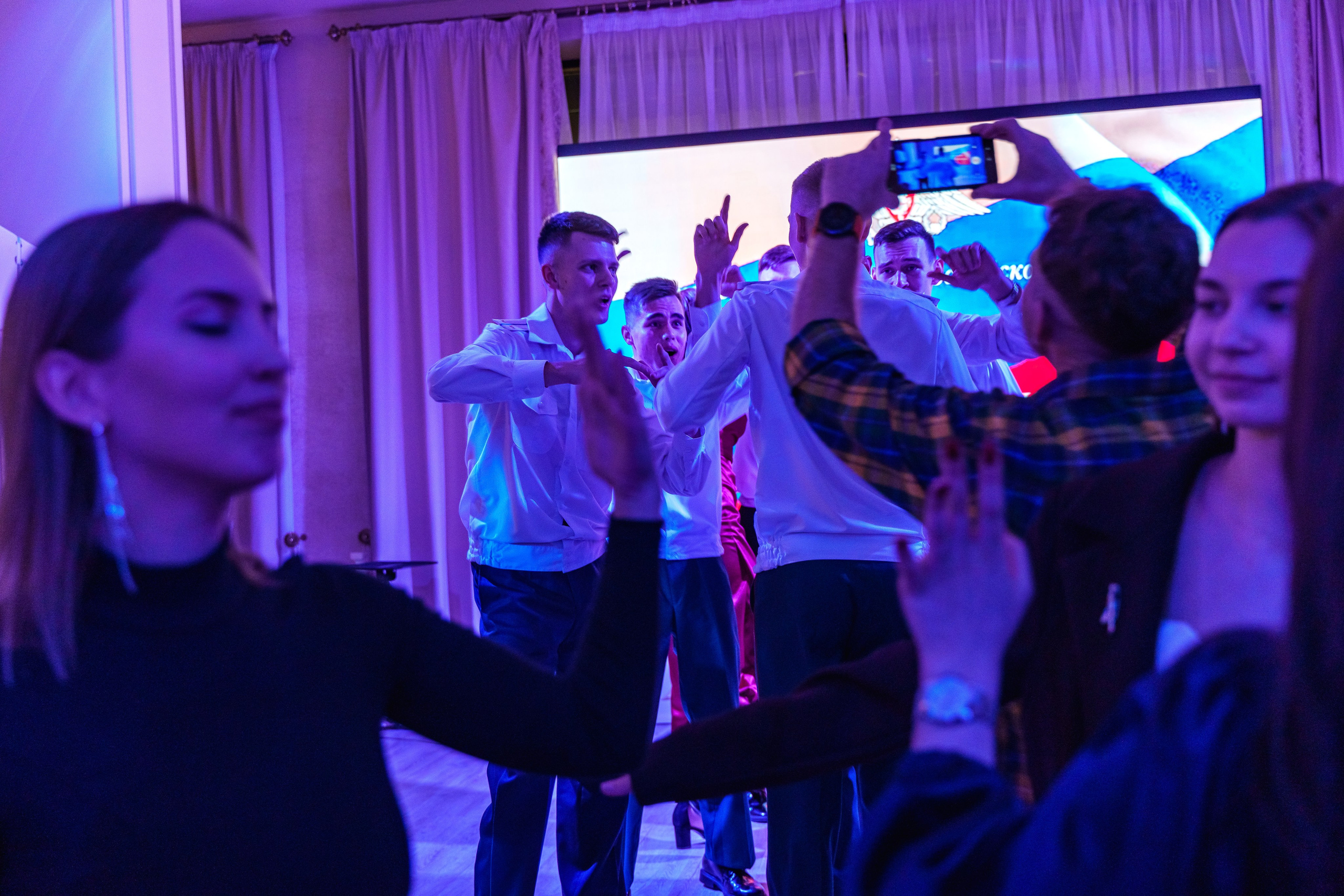 Фотосъемка выпуска военной академии и вручение дипломов