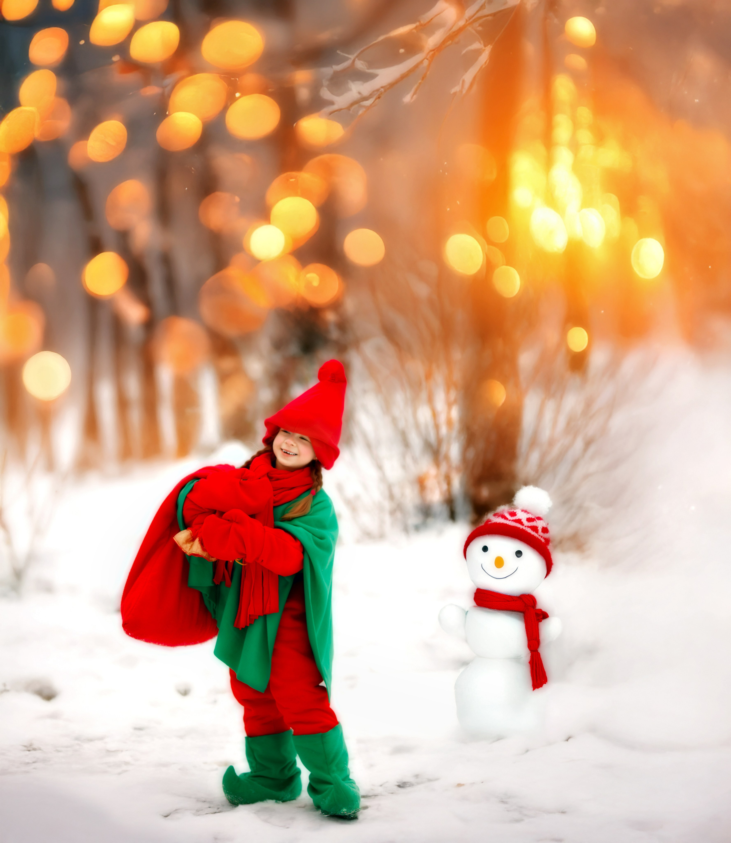 Новогодние гномики. Семейный, свадебный и детский фотограф в Новосибирске Ольга Хидченко