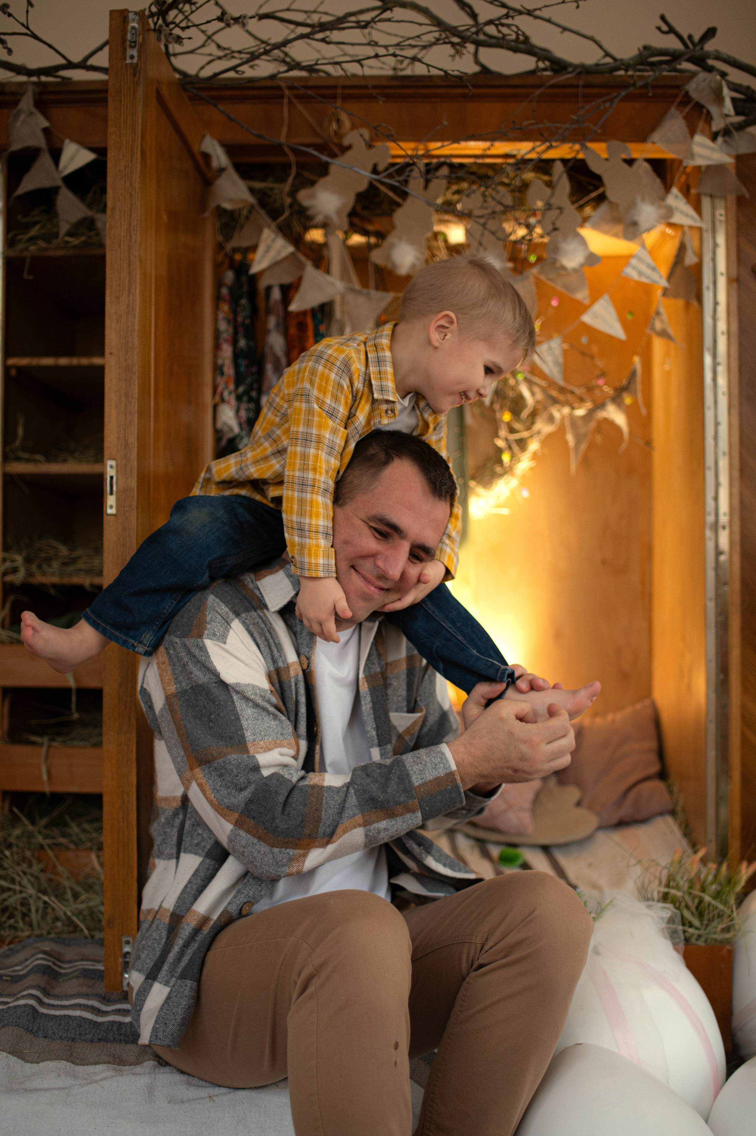 Семейная фотосессия в студии. Семейный и свадебный фотограф в Санкт-Петербурге Юлия Мельникова