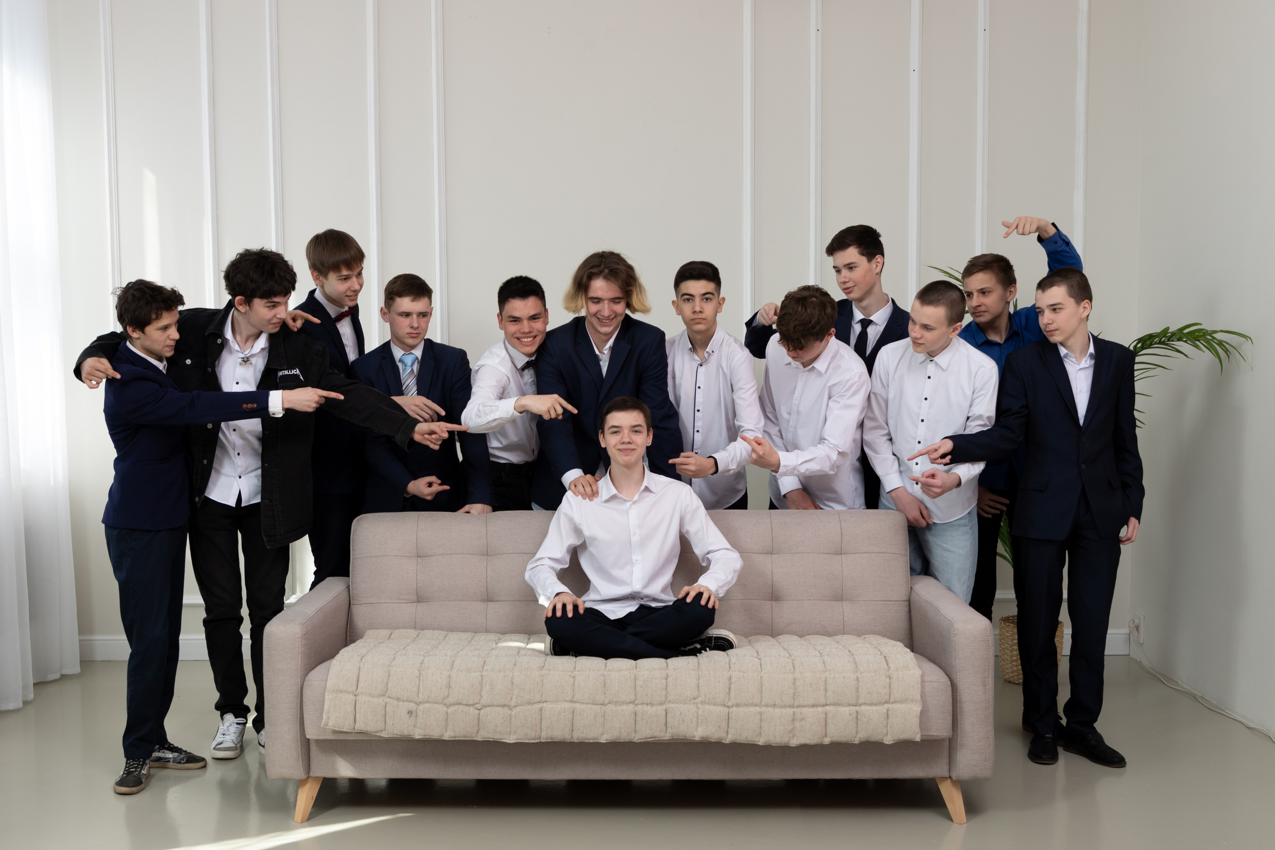 Съёмка в студии. Выпускные альбомы «Эврика» в Нижнем Новгороде