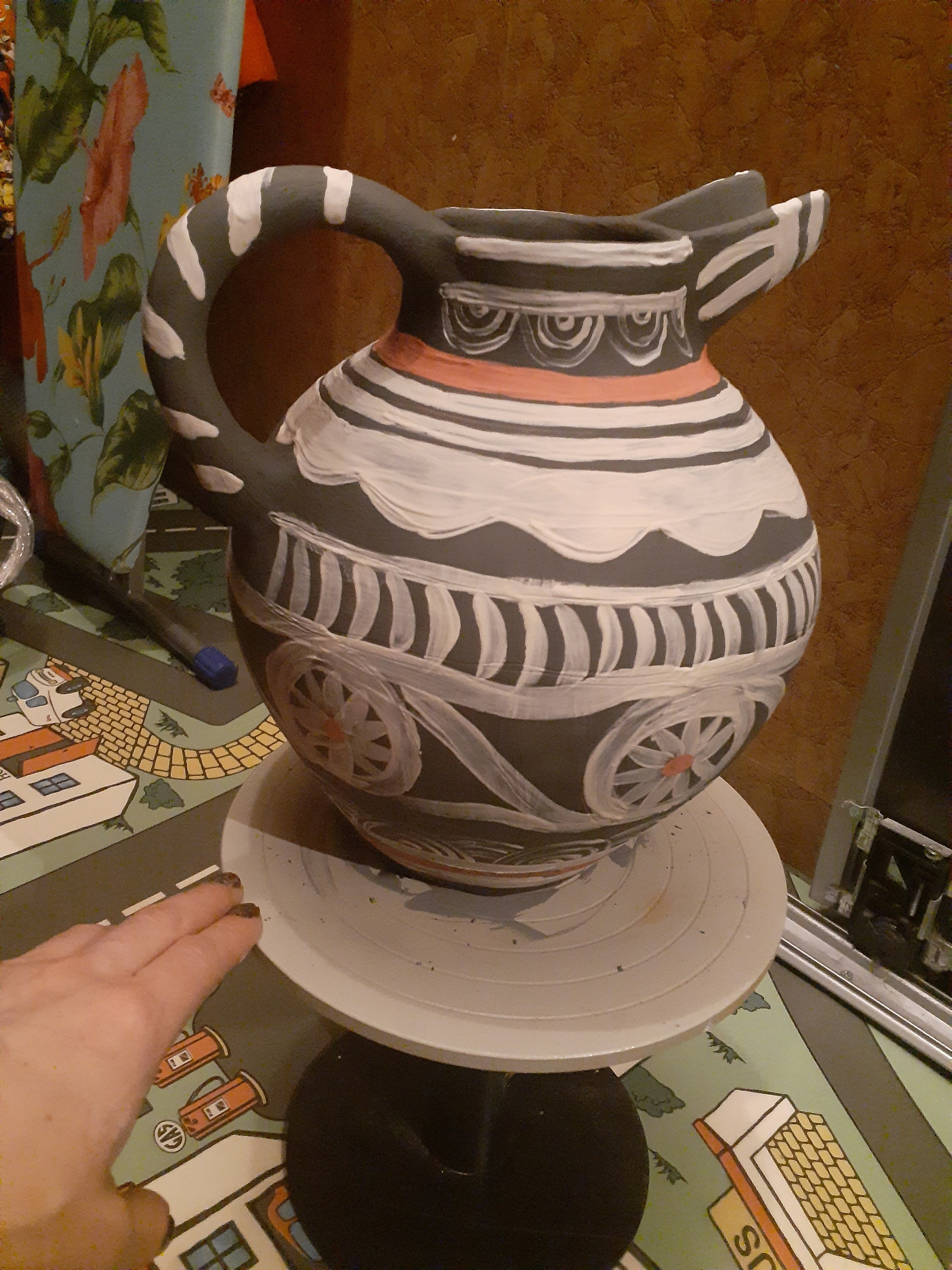 Что остается за кадром, или процесс работы керамиста. Керамика с историей. Елена Рогалёва