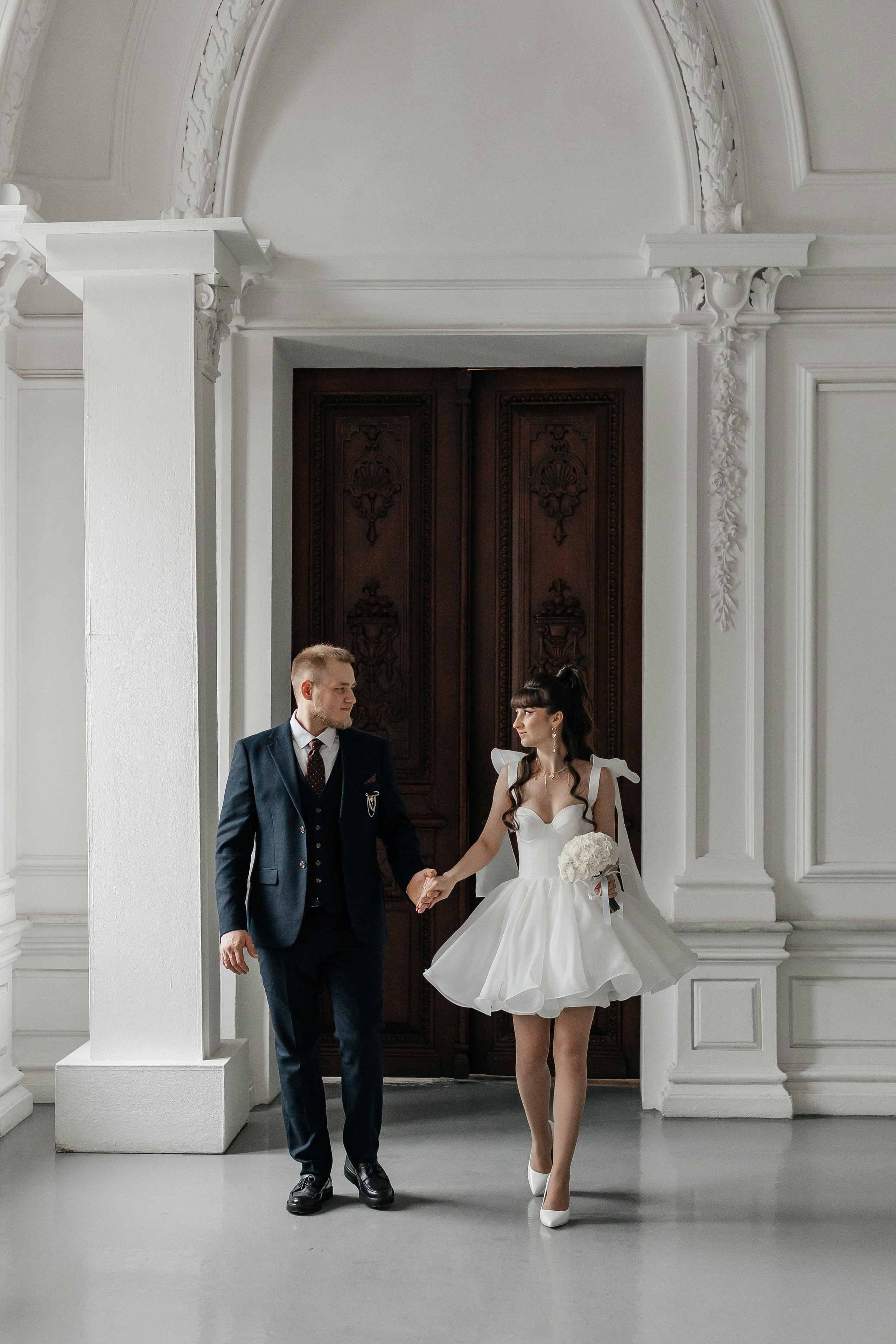 Регистрация брака в Особняке Спиридонова. Свадебный фотограф в Москве Дарья Олендарёва