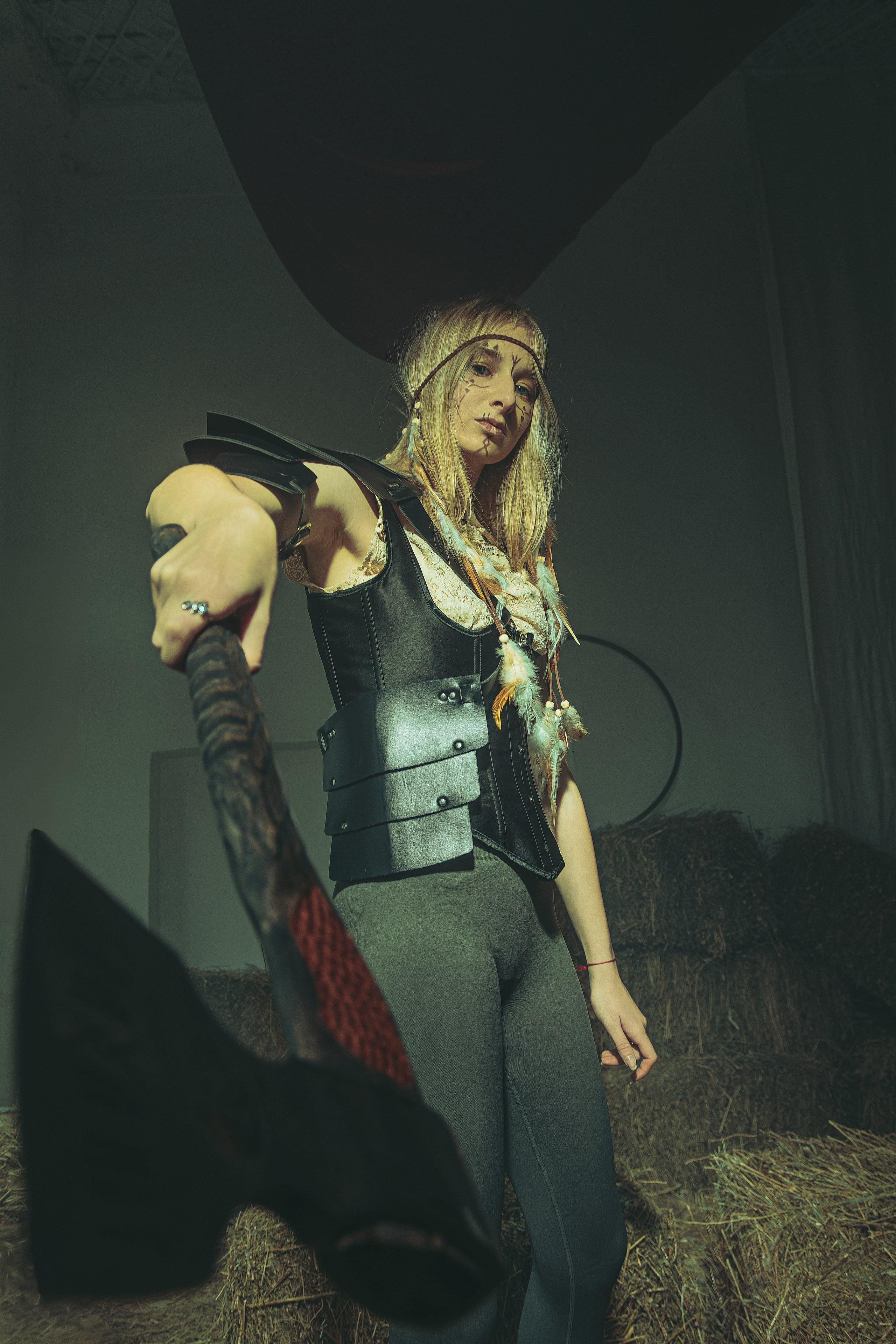 Индивидуальная съёмка в Ростове на Дону для Александры. Тематическая творческая фотосъёмка на скандинавскую тематику. Скандинавская мифология фотосессия 