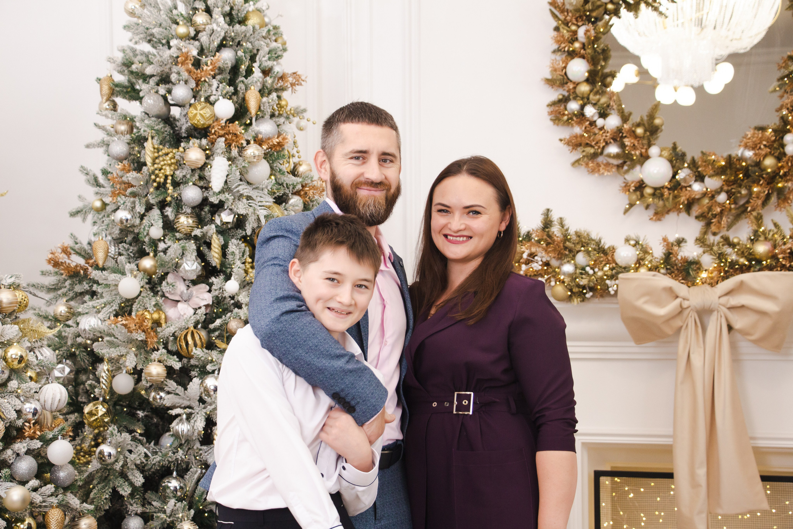 Тепло большой семьи — семейная фотосессия в студии, Екатеринбург. Фотограф в Екатеринбурге Пойгина Елена