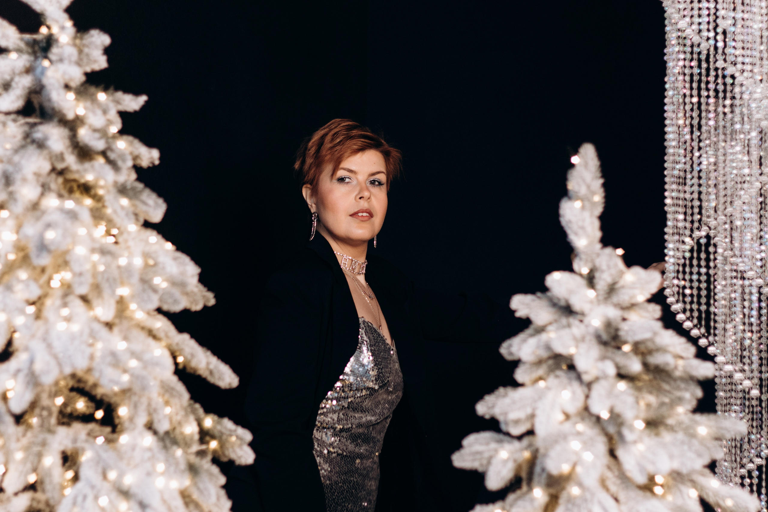 Анастасия. Портрет в студии. Новогодняя фотосессия Екатеринбург. Фотограф в Екатеринбурге Пойгина Елена