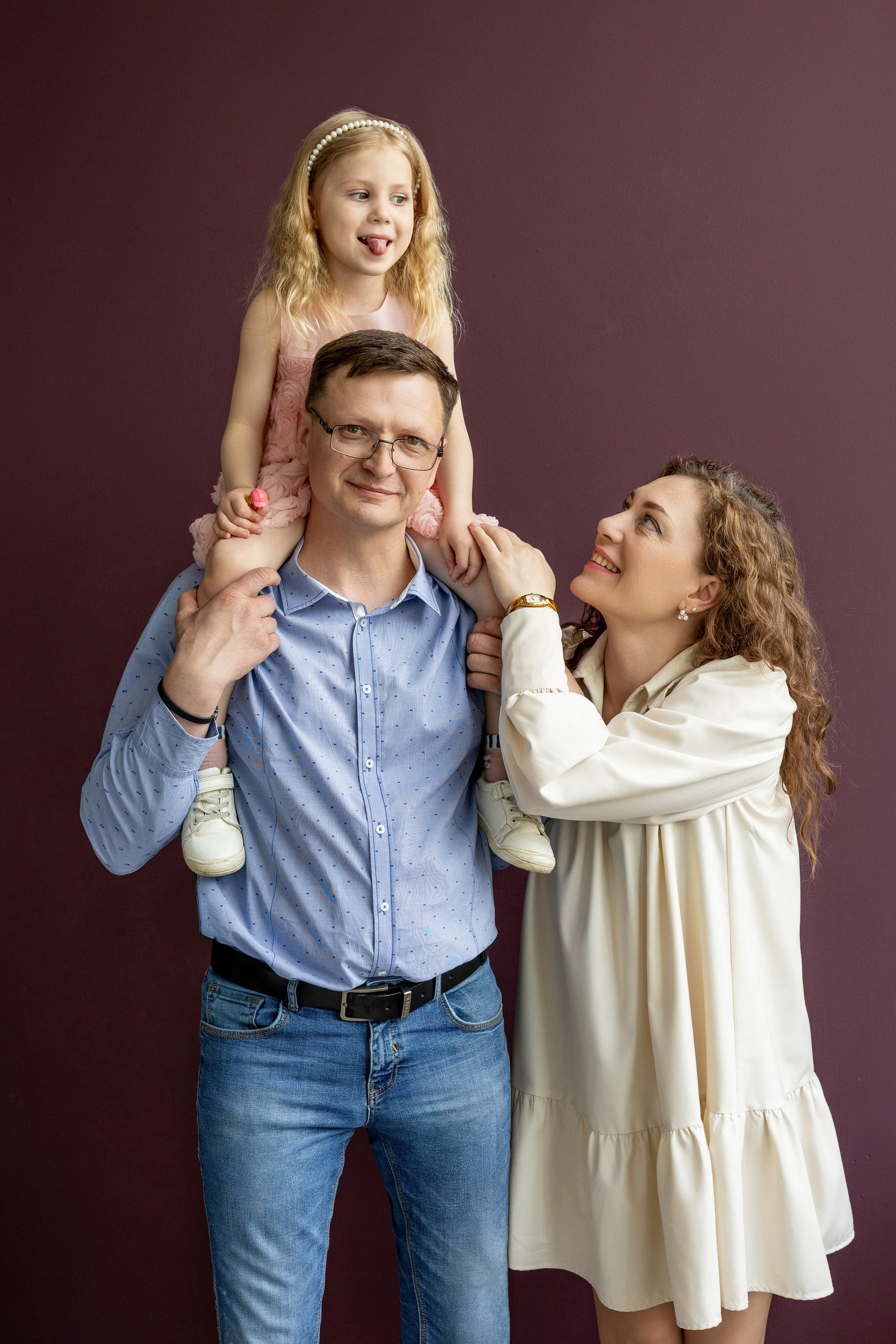 Мама, папа и Я. Фотограф Екатерина Голицына