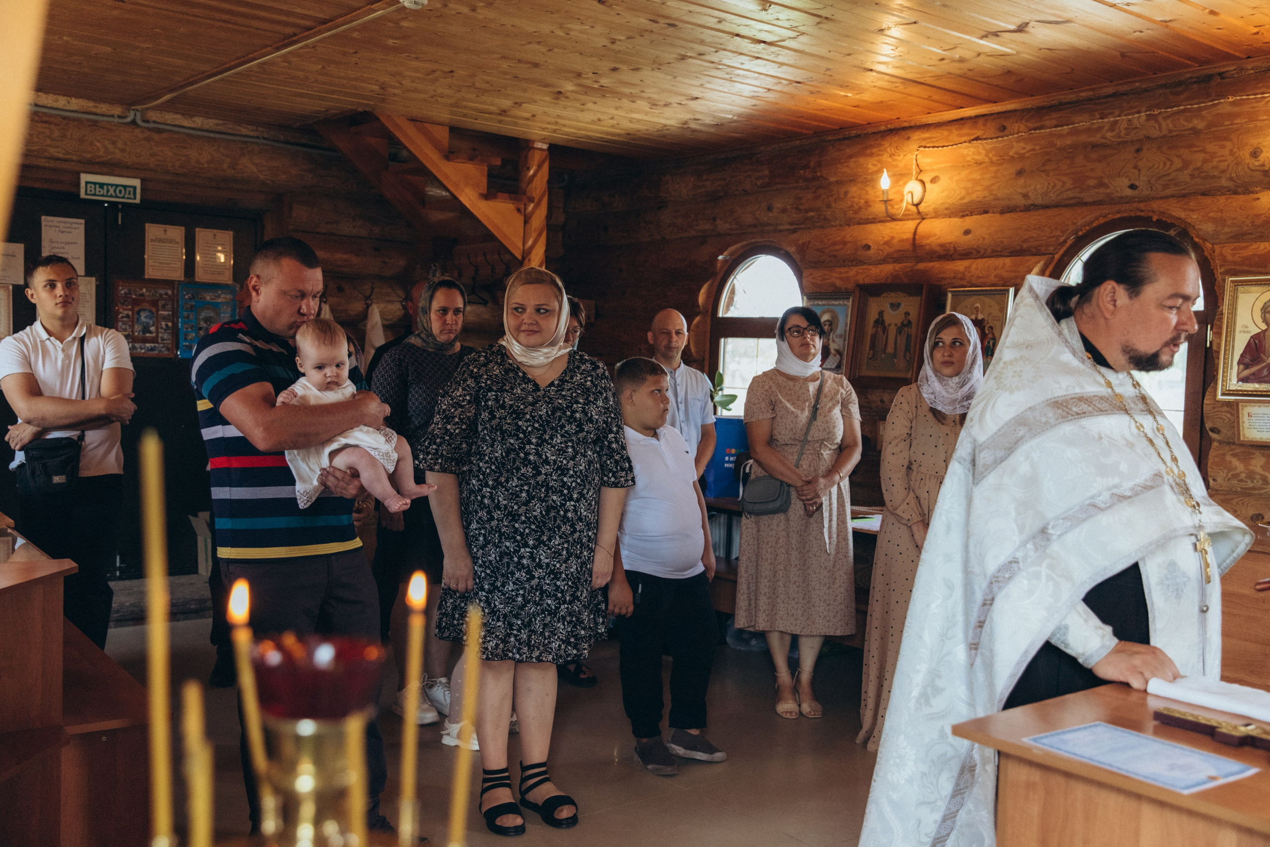 Крещение Марьяны. Фотограф на крещение в Рязани. Семейный фотограф