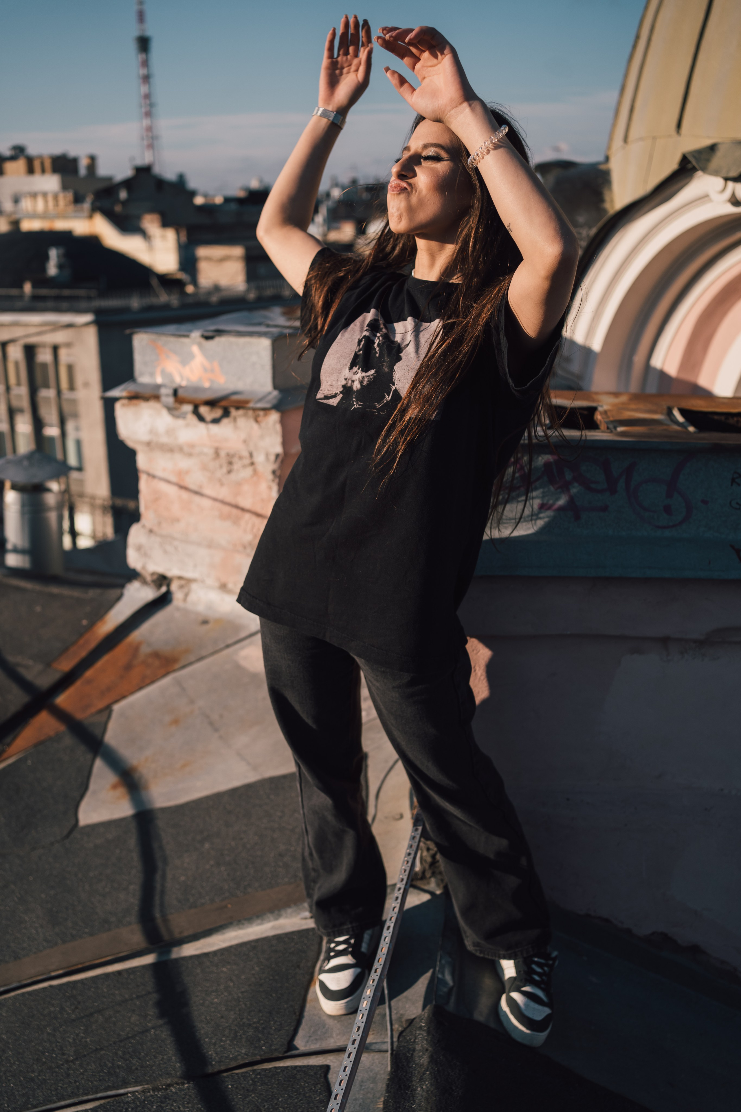 На крыше. Репортажный фотограф в Санкт-Петербурге. Фотограф на мероприятие в СПБ