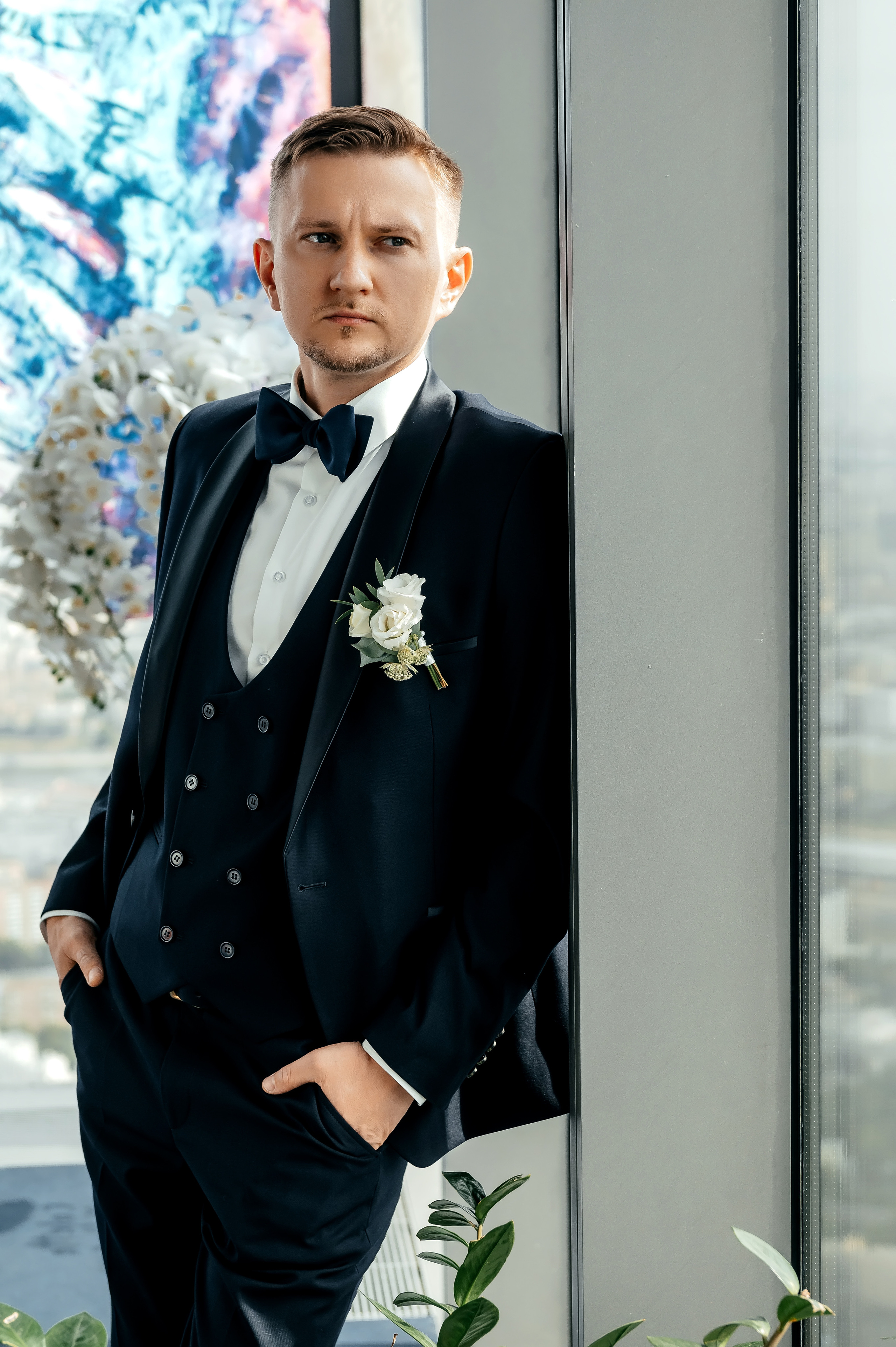 Роскошная свадьба с утром в Marriott Imperial Plaza, регистрацией в Москва-сити и завершением в Артилэнде. Свадебный и семейный фотограф Виктория Носачёва. Щелково, Москва и МО