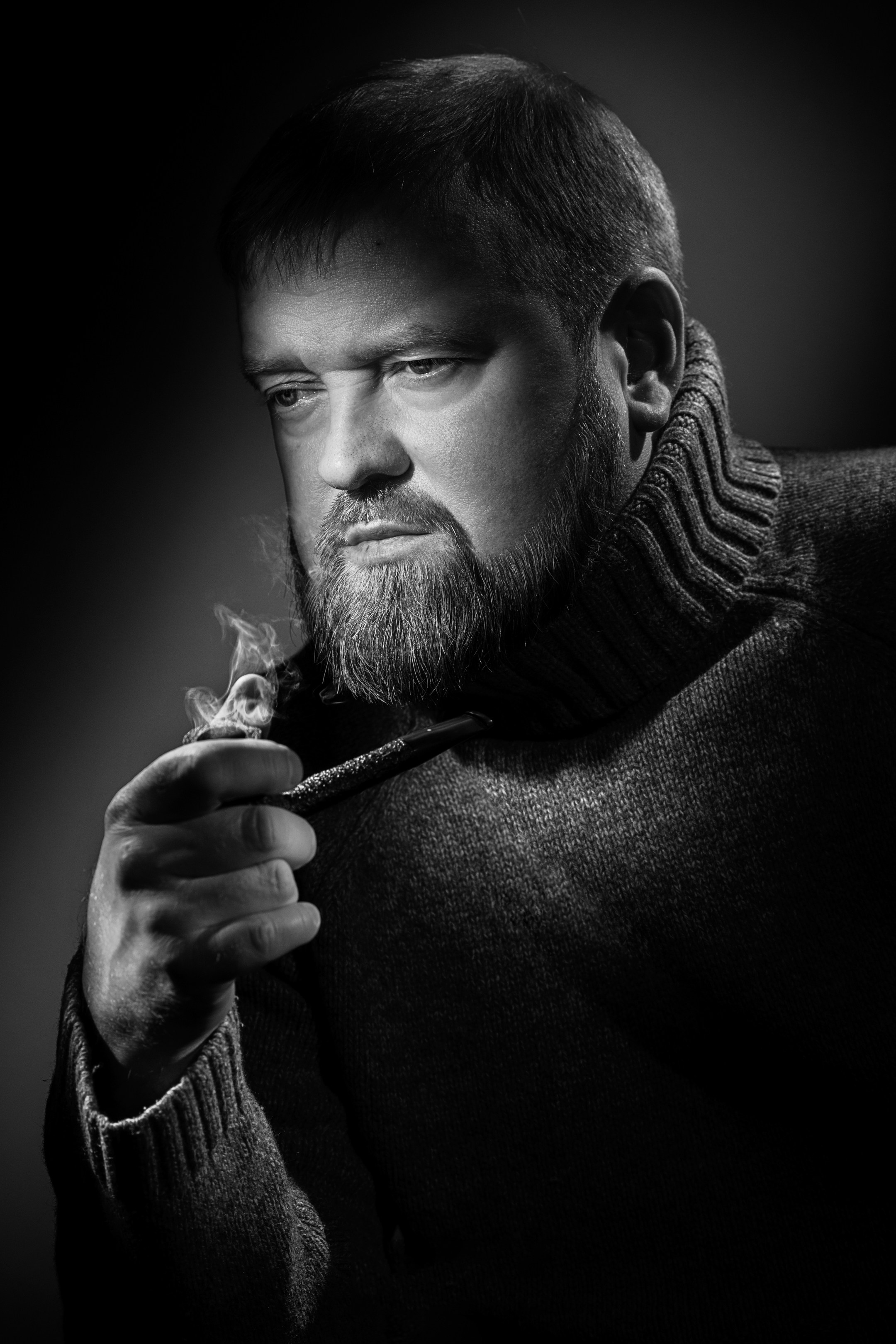 Брутальный мужской портрет