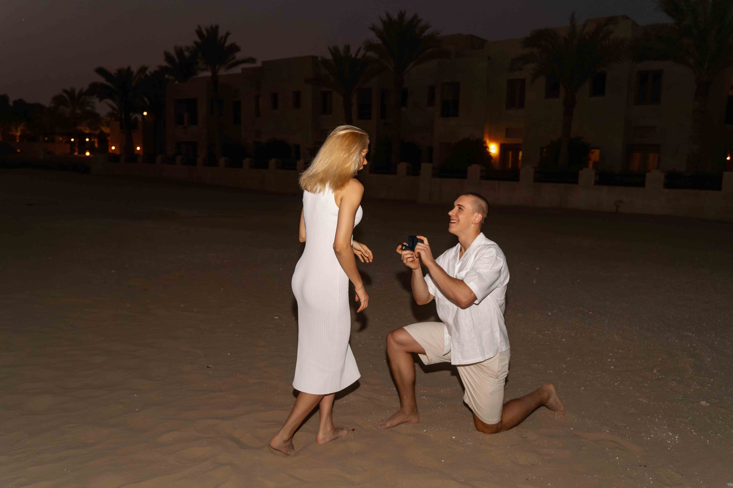 Предложение после заката | Елена и Никита. Фотограф и видеограф в Москве и Абу Даби Мария Кулагина