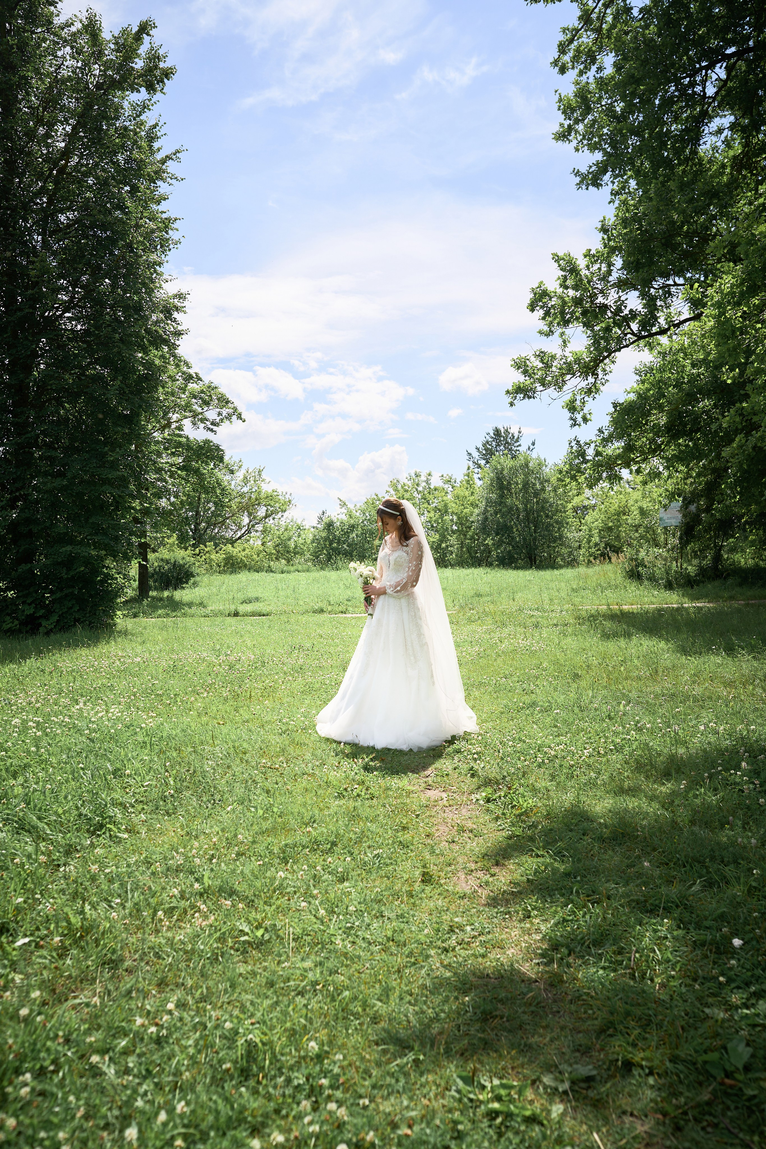 Свадебная фотосъемка. Парк в Коломне. Фотограф Коломна Илья Богатырев
