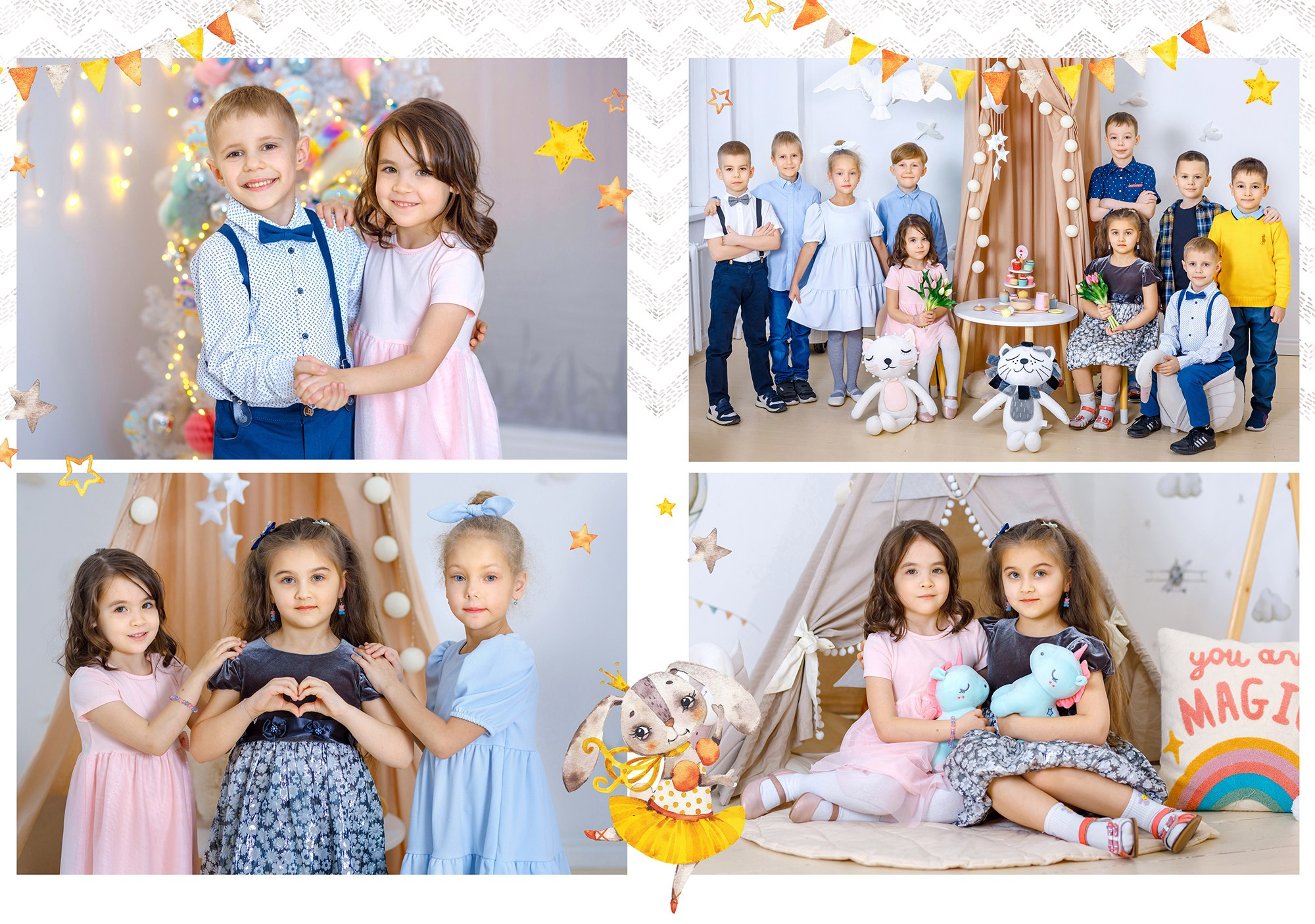 Альбом в фотостудии. Выпускные альбомы в школе и детском саду