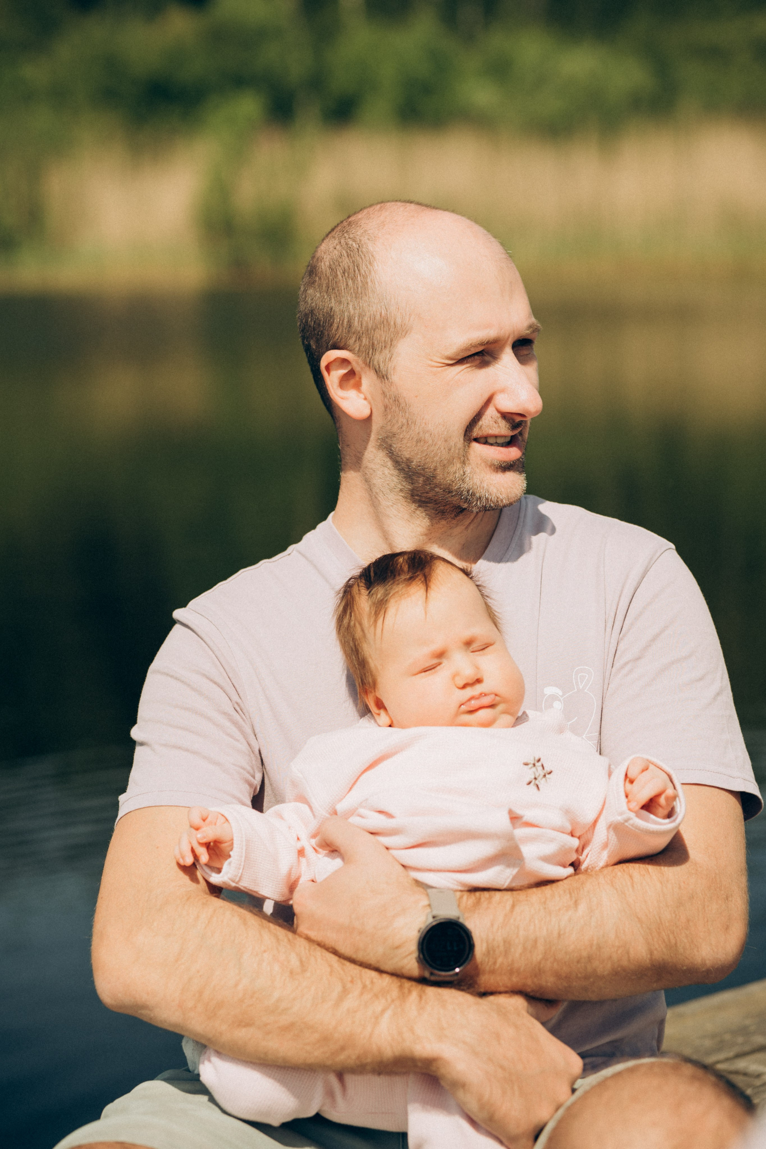 Женя, Аня и Машуня в Лугах