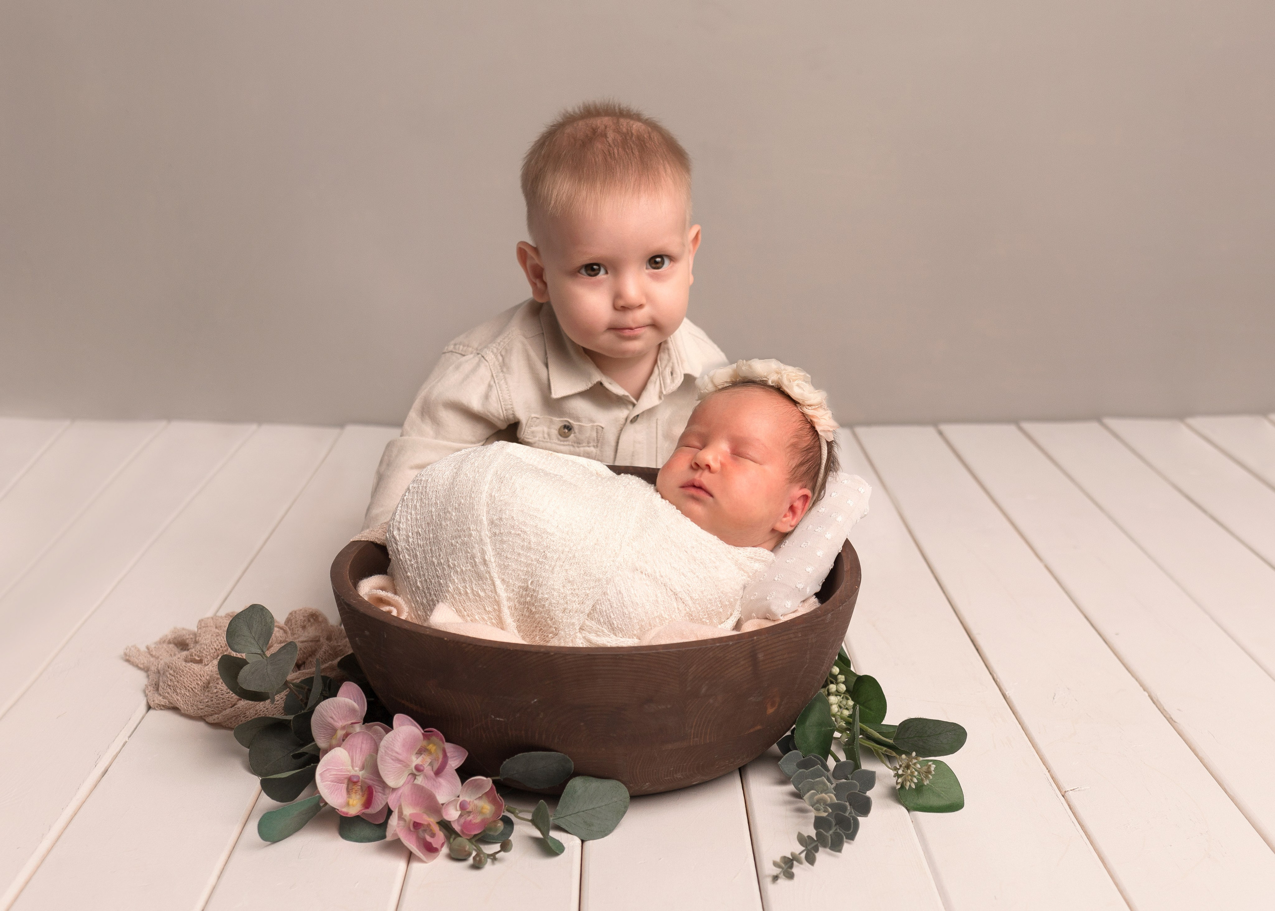Девочки. Фотограф новорожденных в Омске Анастасия Моисеева