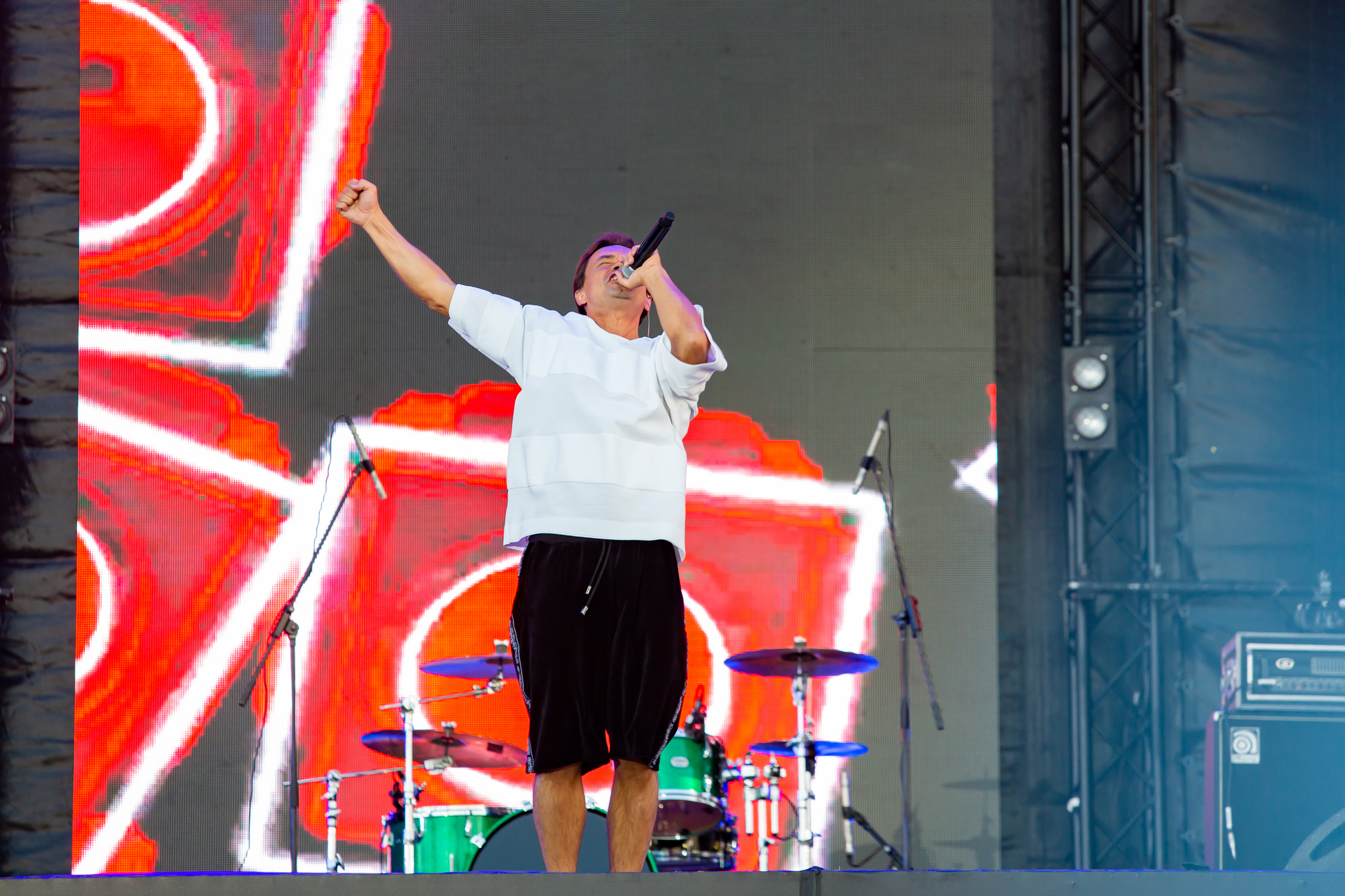 Фоторепортаж Дискотека Авария на фестивале Live&Drive в Лужниках 25 июля 2020