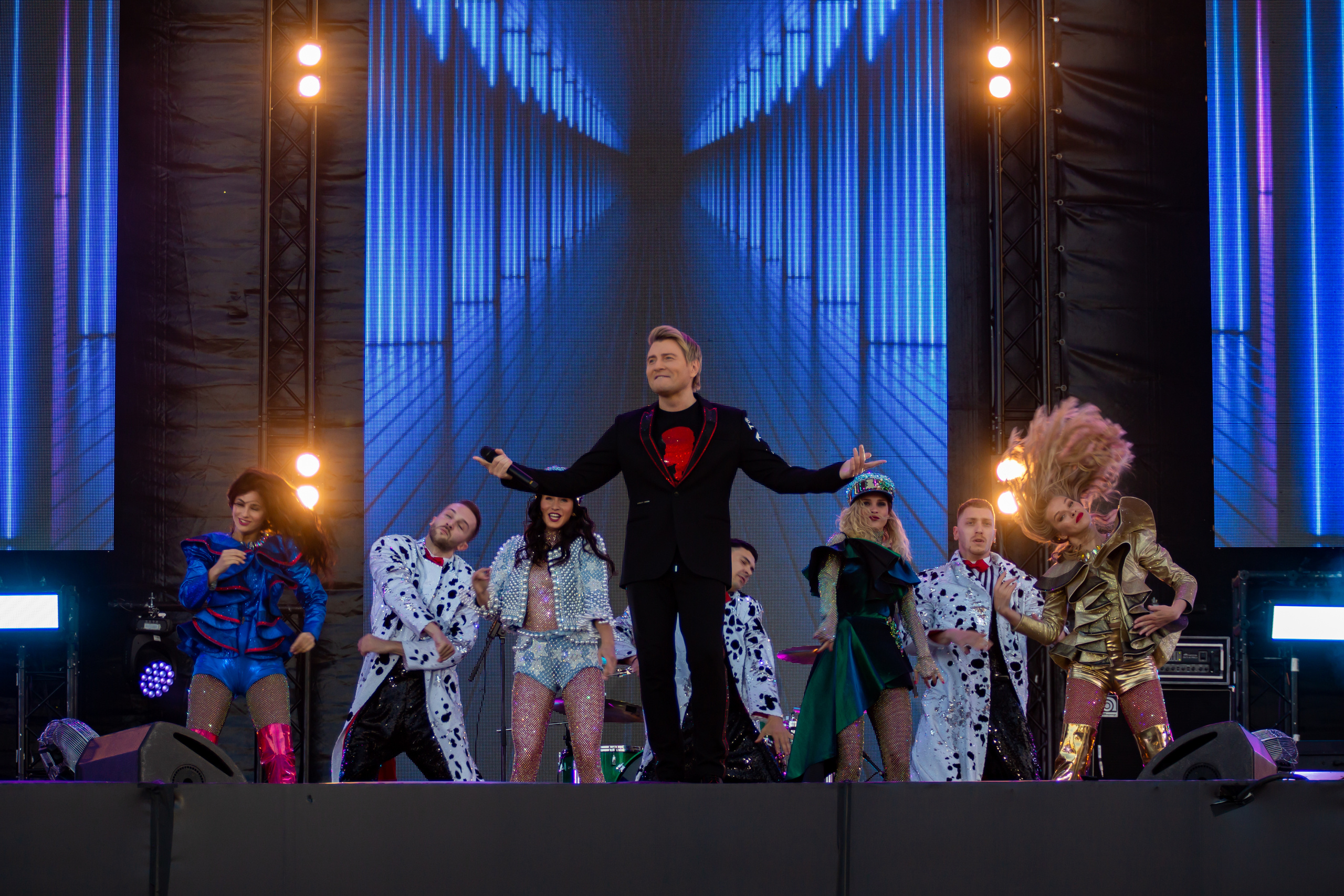 Фоторепортаж Николай Басков на фестивале Live&Drive в Лужниках 25 июля 2020