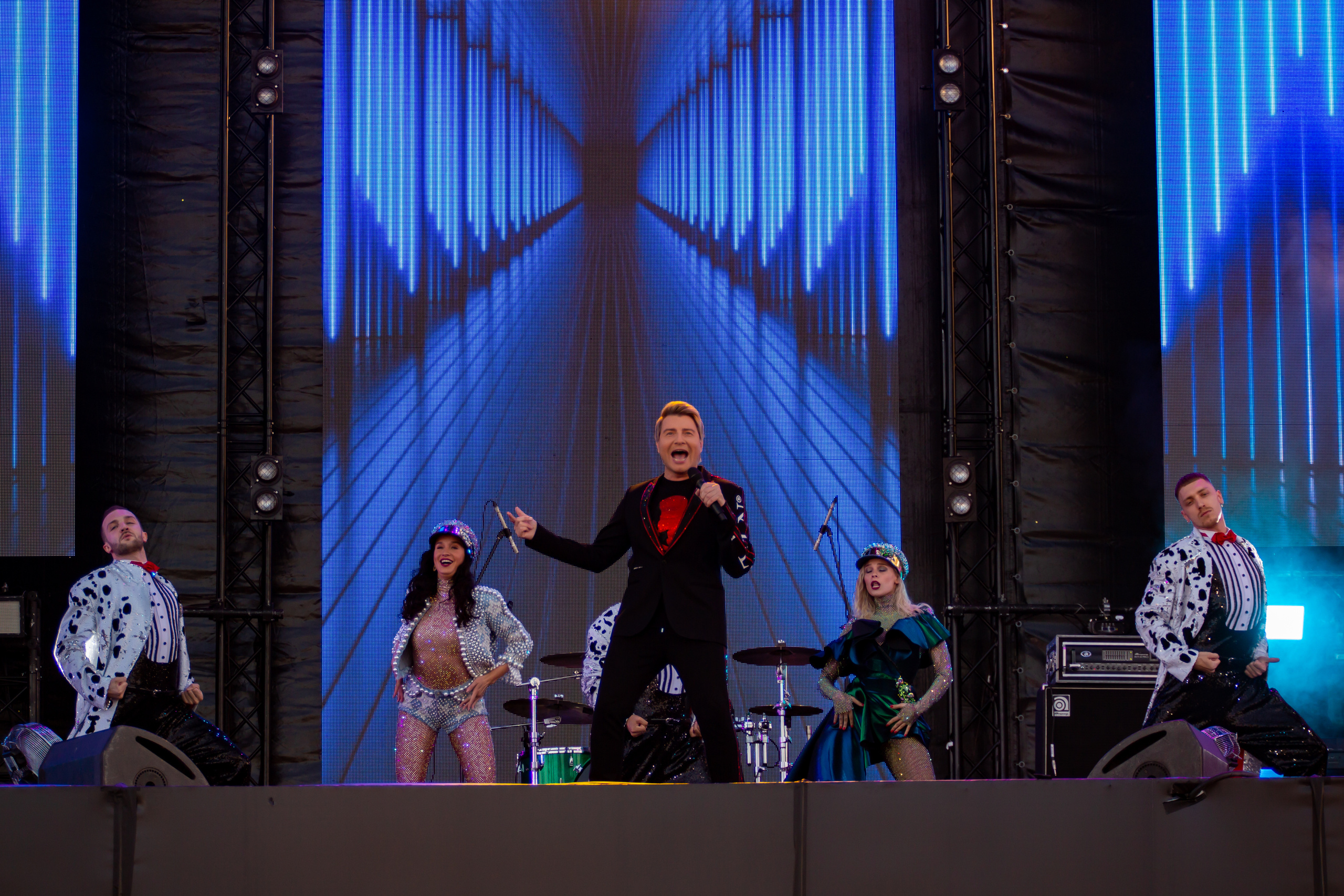 Фоторепортаж Николай Басков на фестивале Live&Drive в Лужниках 25 июля 2020