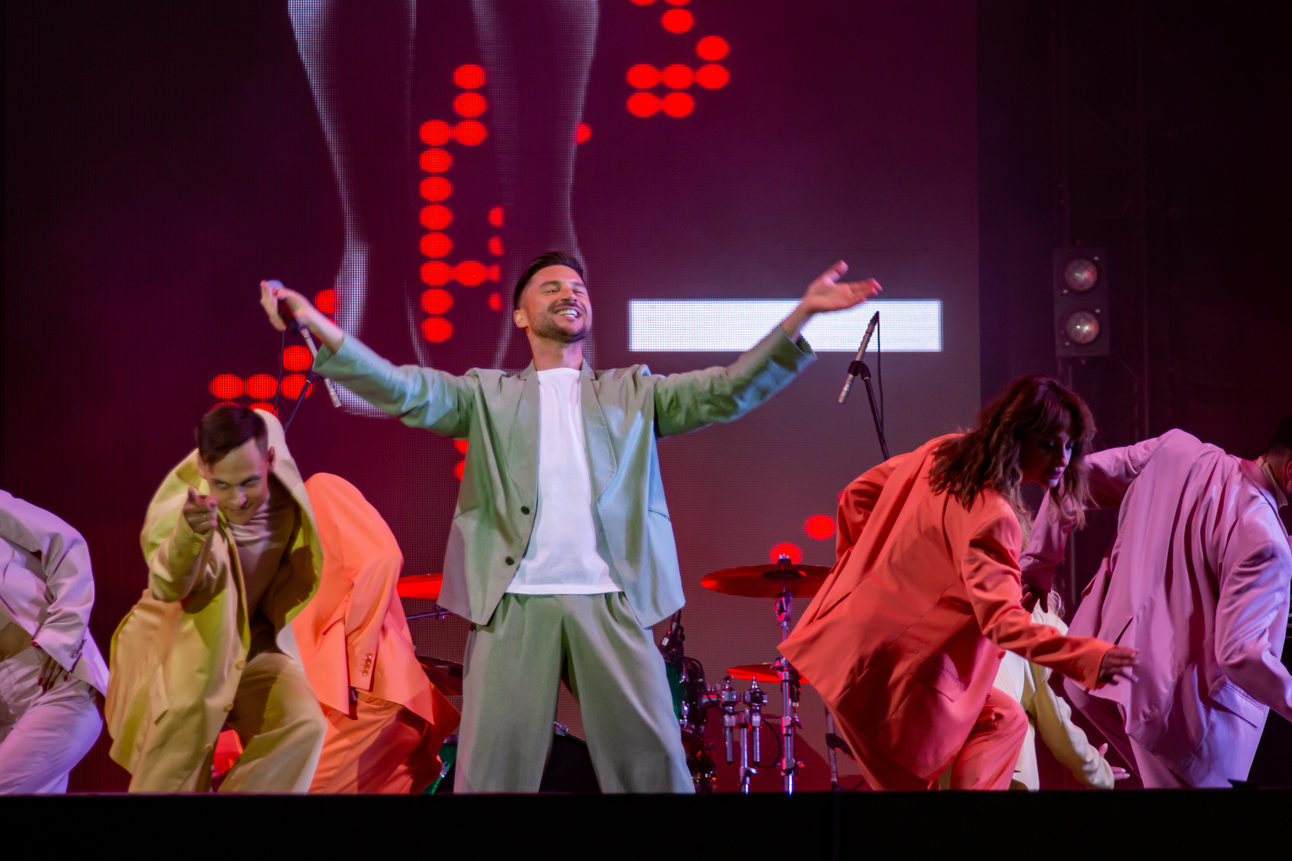 Фоторепортаж Сергей Лазарев на фестивале Live&Drive в Лужниках 25 июля 2020