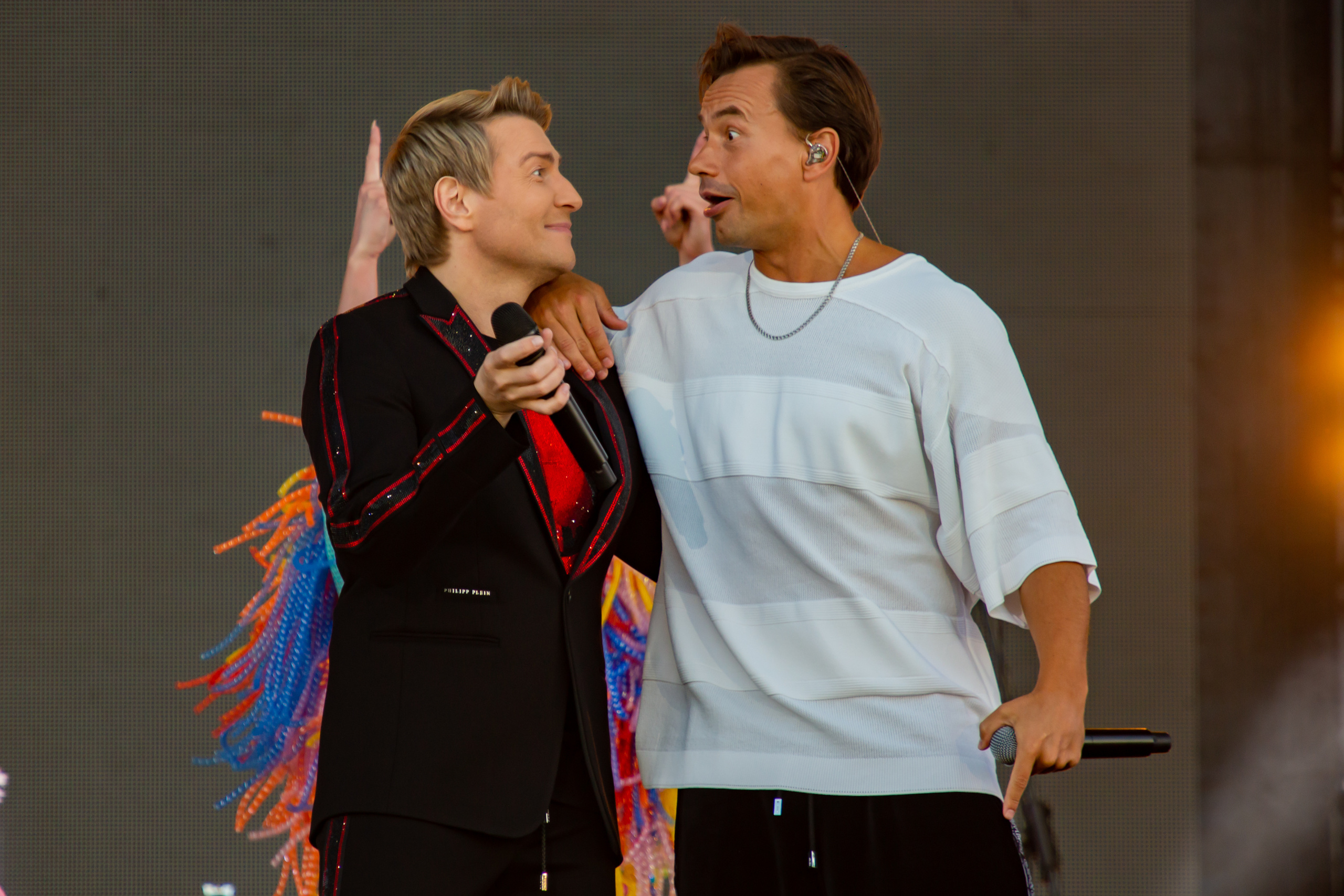 Фоторепортаж Николай Басков и Дискотека Авария на фестивале Live&Drive в Лужниках 25 июля 2020