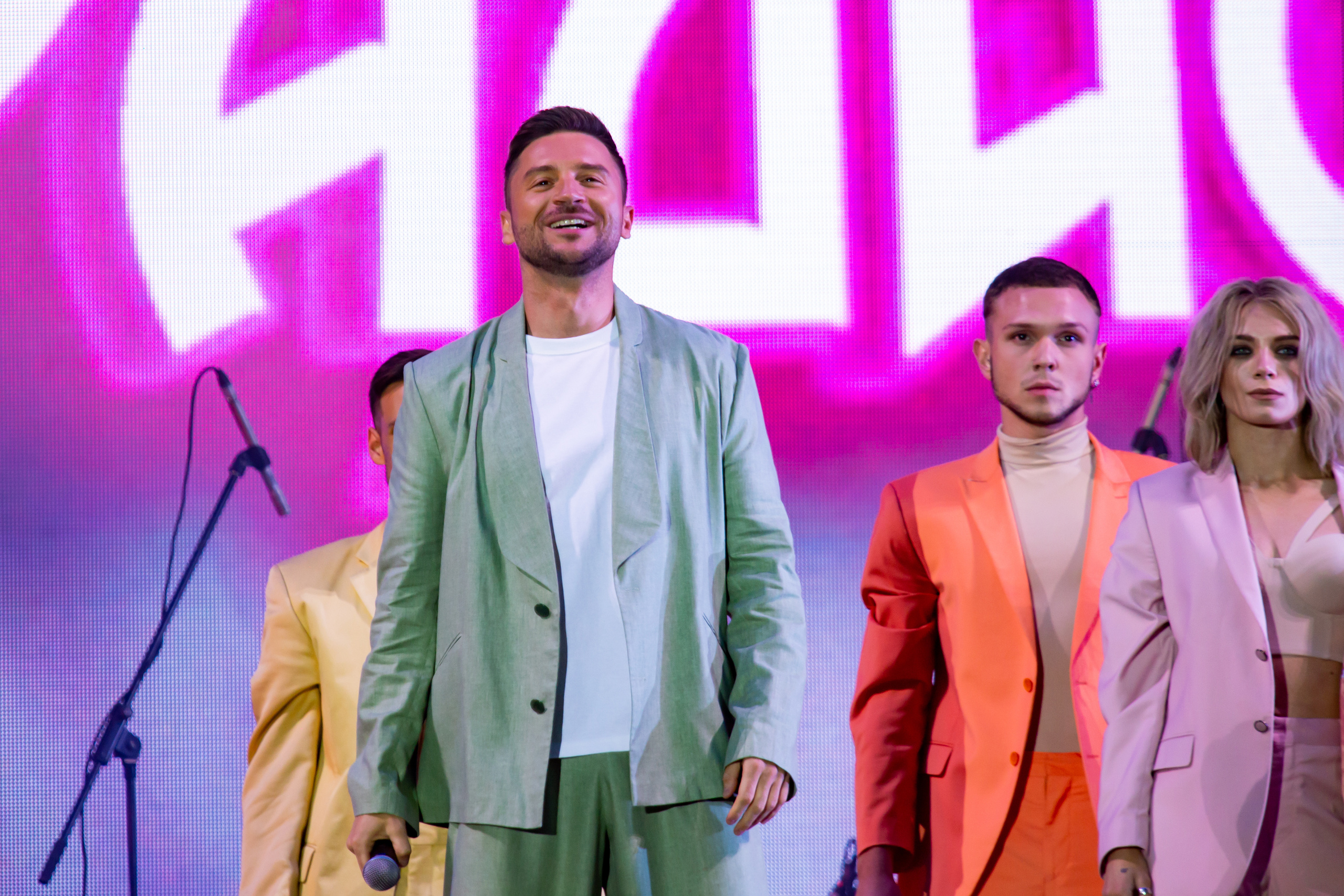 Фоторепортаж Сергей Лазарев на фестивале Live&Drive в Лужниках 25 июля 2020