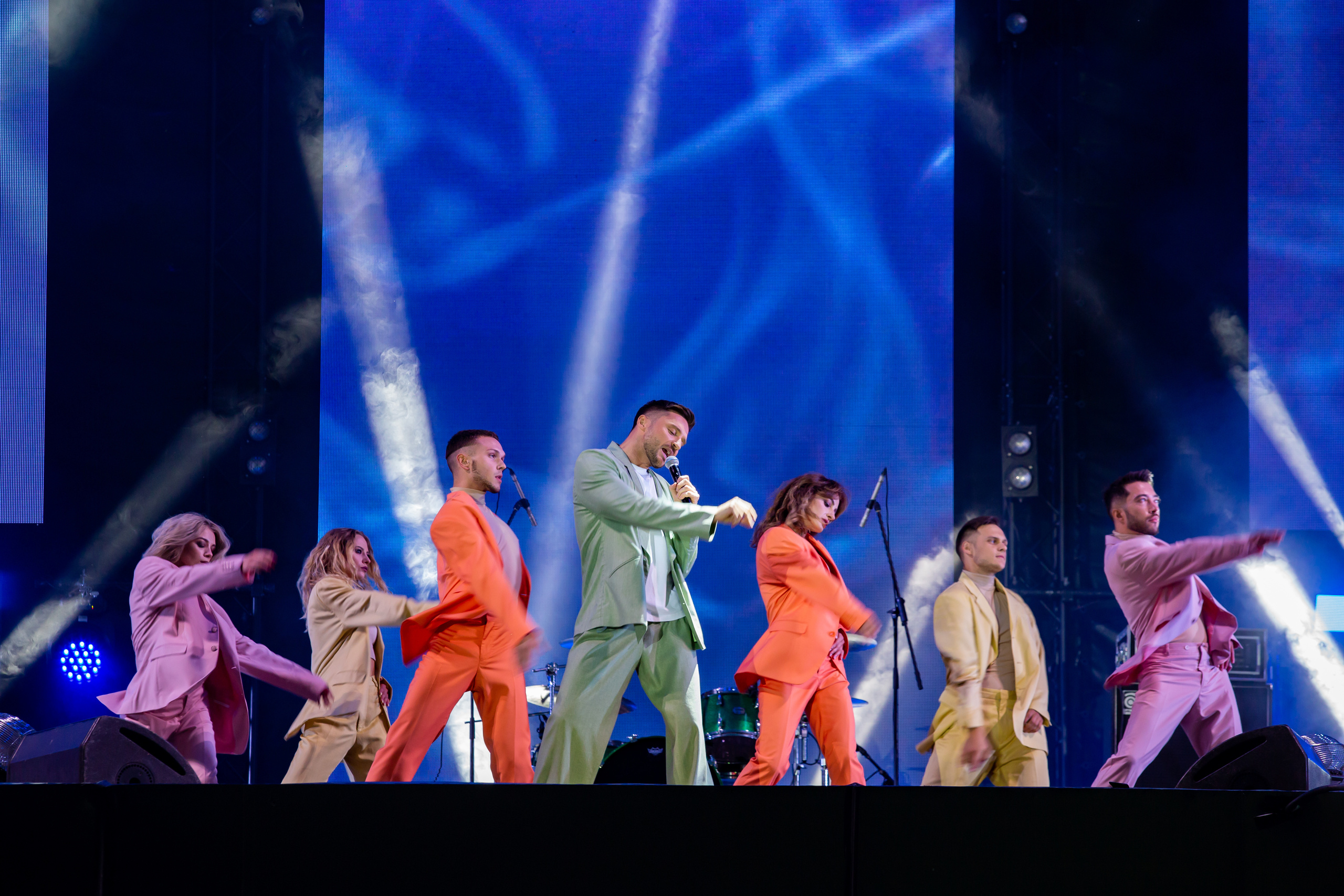 Фоторепортаж Сергей Лазарев на фестивале Live&Drive в Лужниках 25 июля 2020