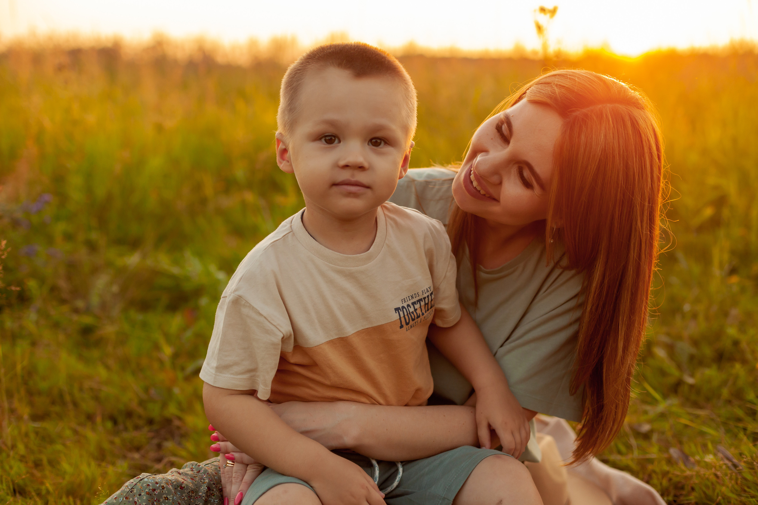 Встречая закат. Семейный фотограф Тюмень Ксения Дереглазова