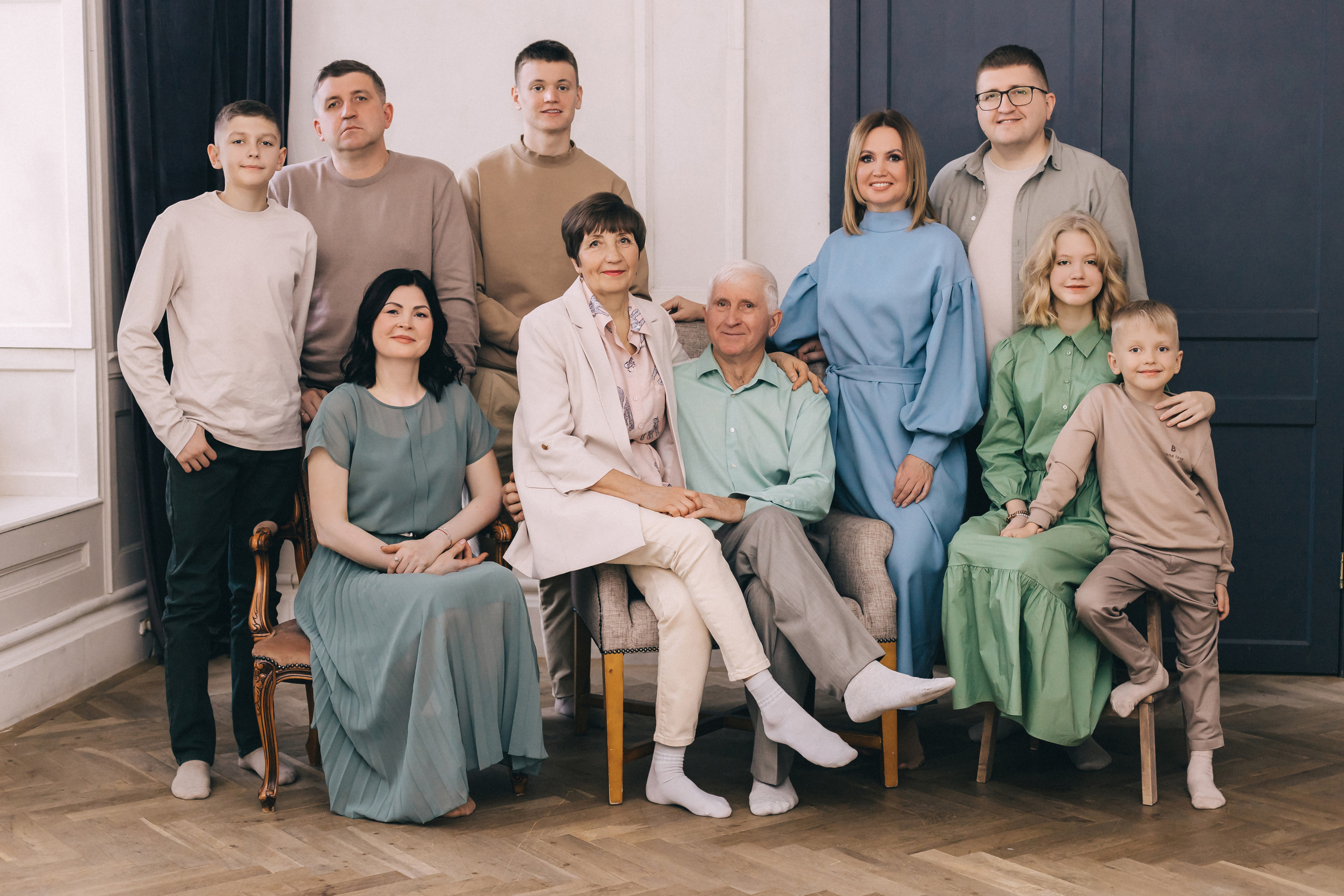 Большая семья. Семейный фотограф Тюмень Ксения Дереглазова