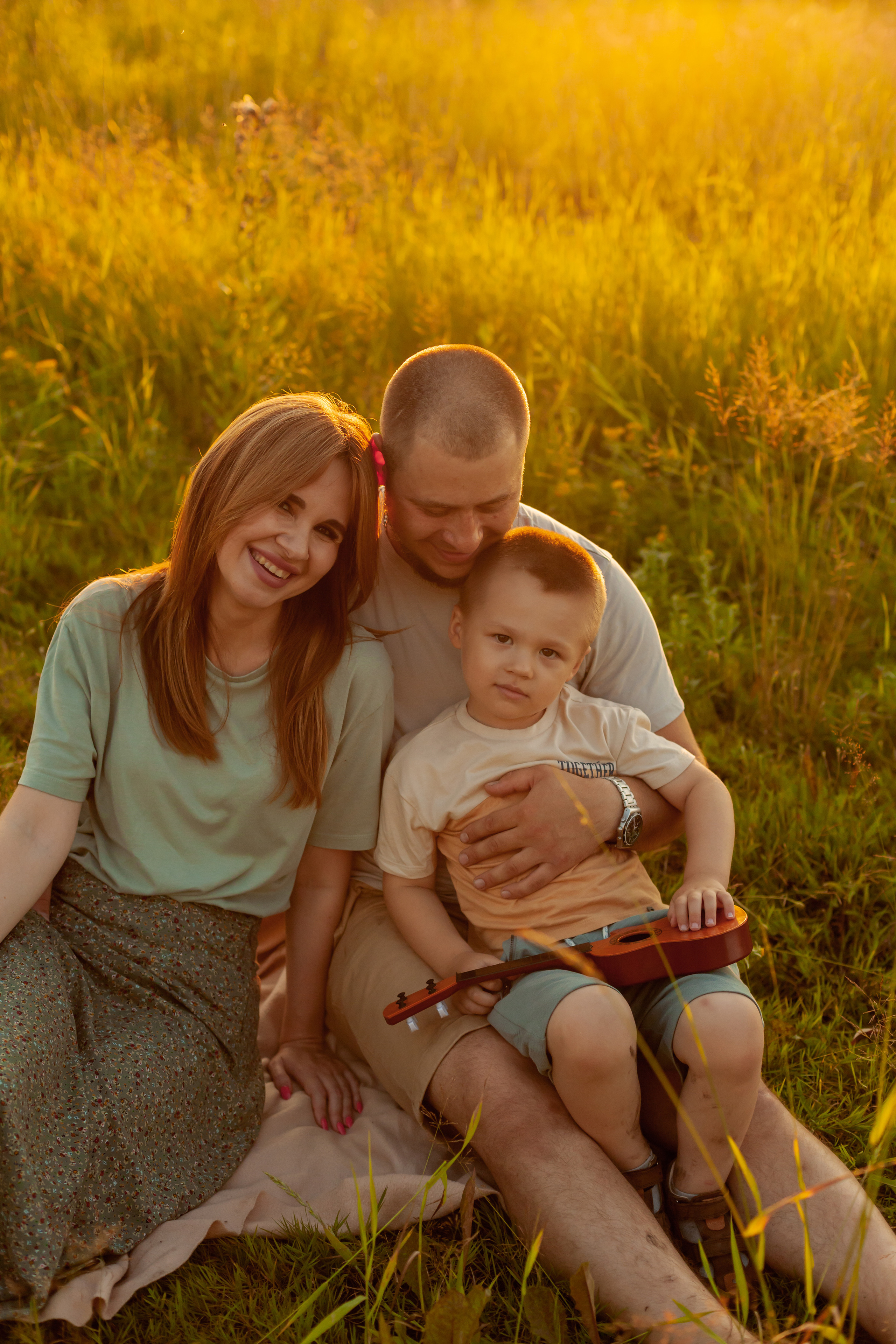 Встречая закат. Семейный фотограф Тюмень Ксения Дереглазова