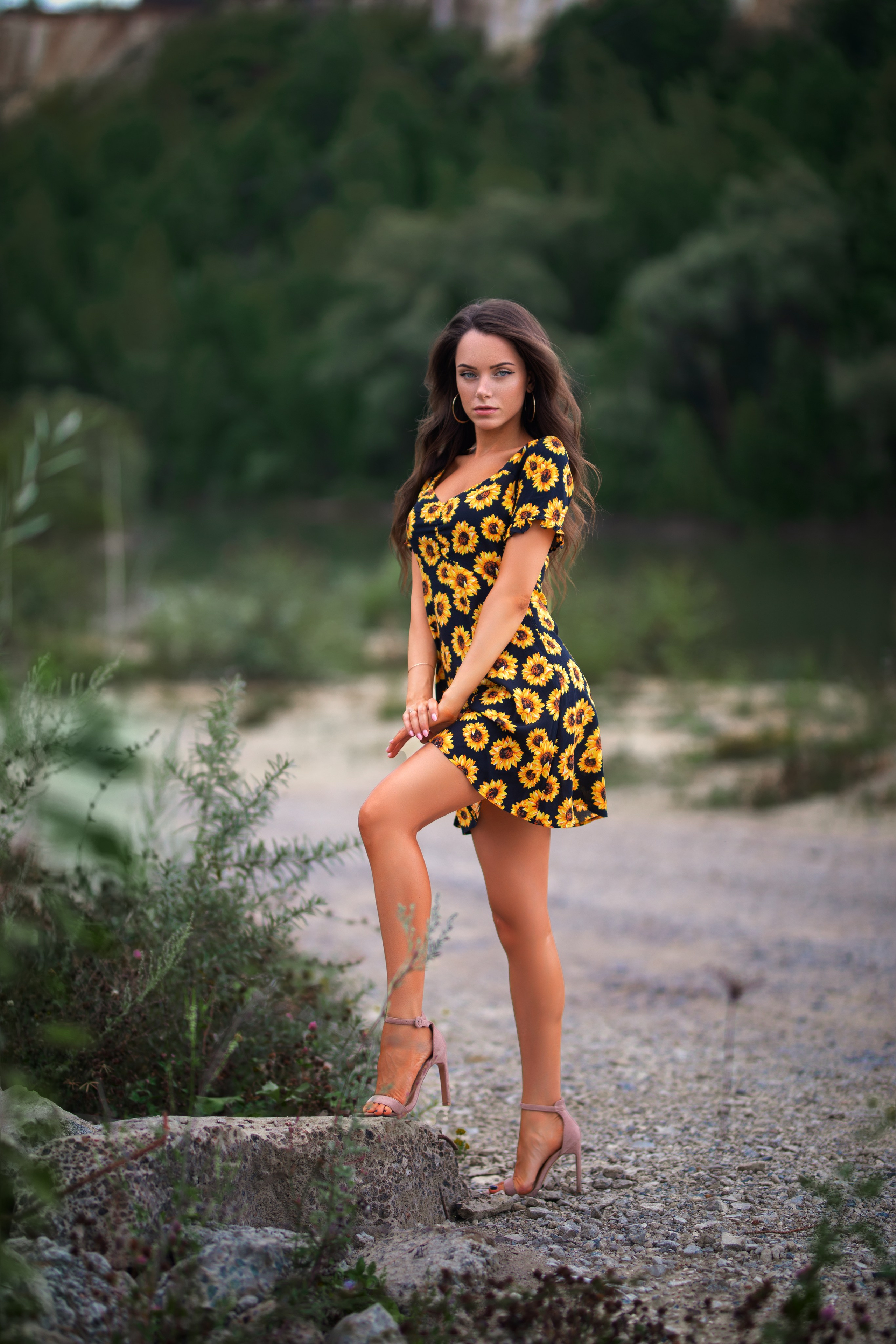 Летняя съемка с Екатериной на природе в парке Белый Колодец в формате для «себя»