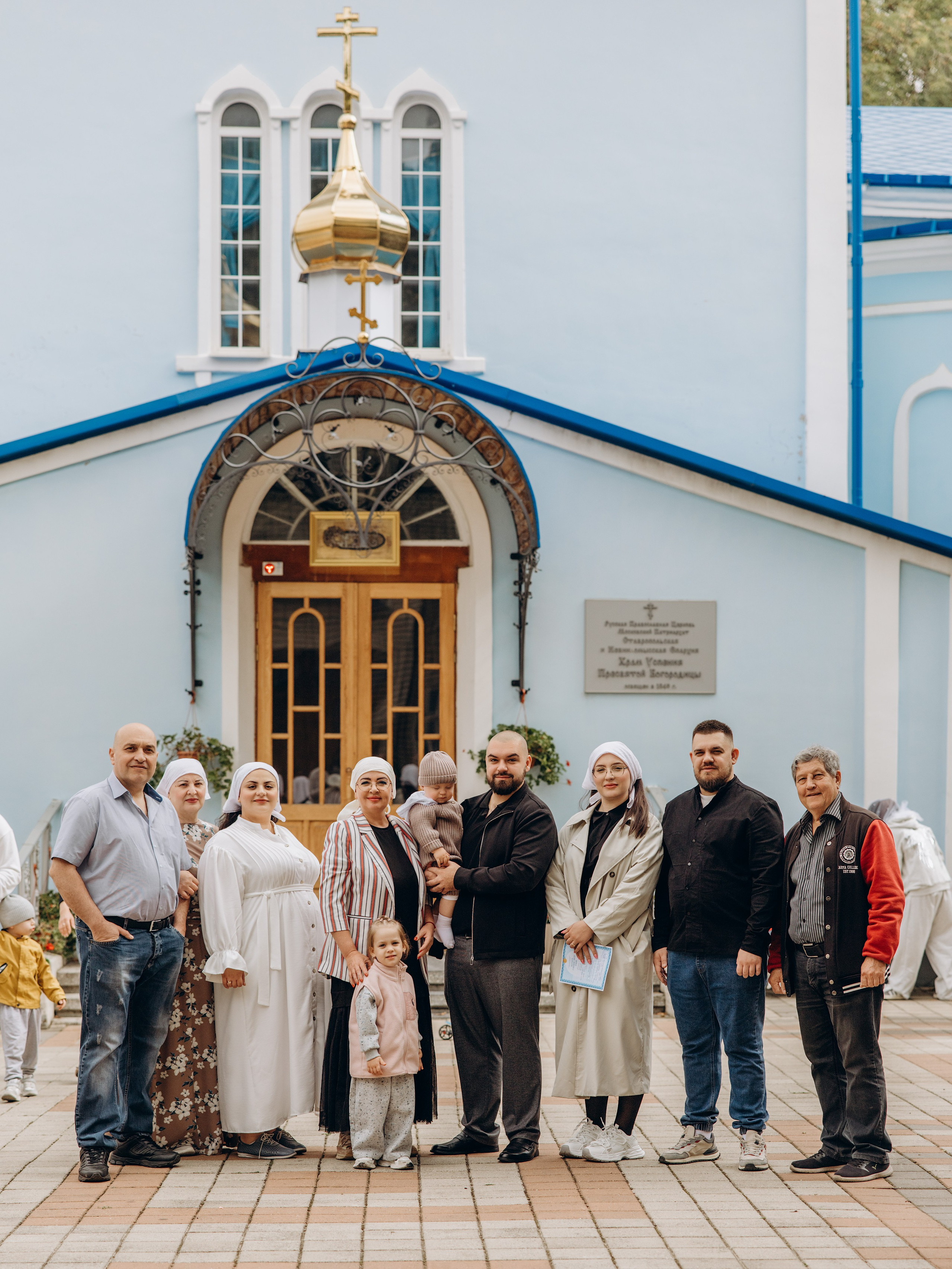 Съёмка крещения в Ставрополе