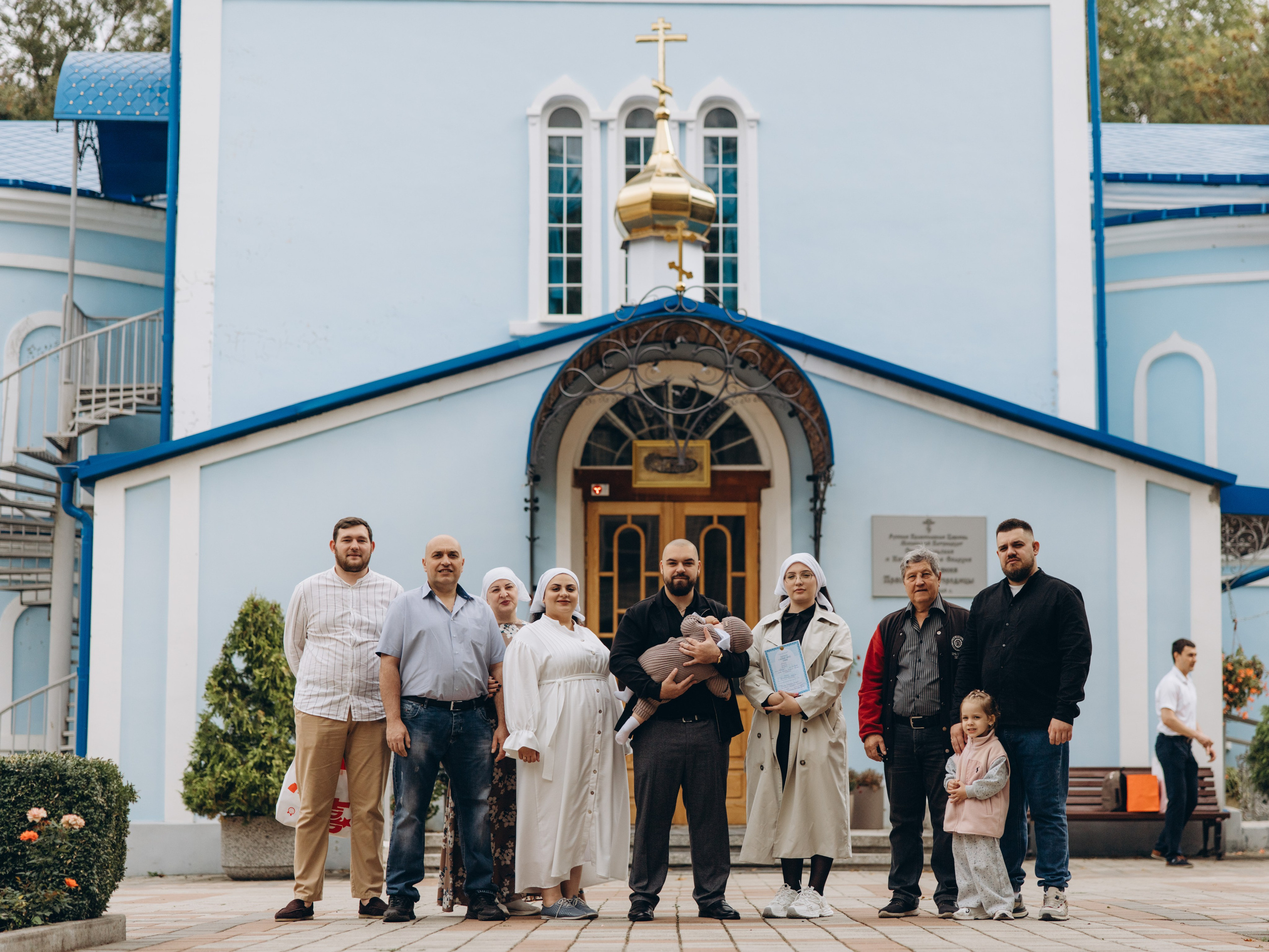 Съёмка крещения в Ставрополе
