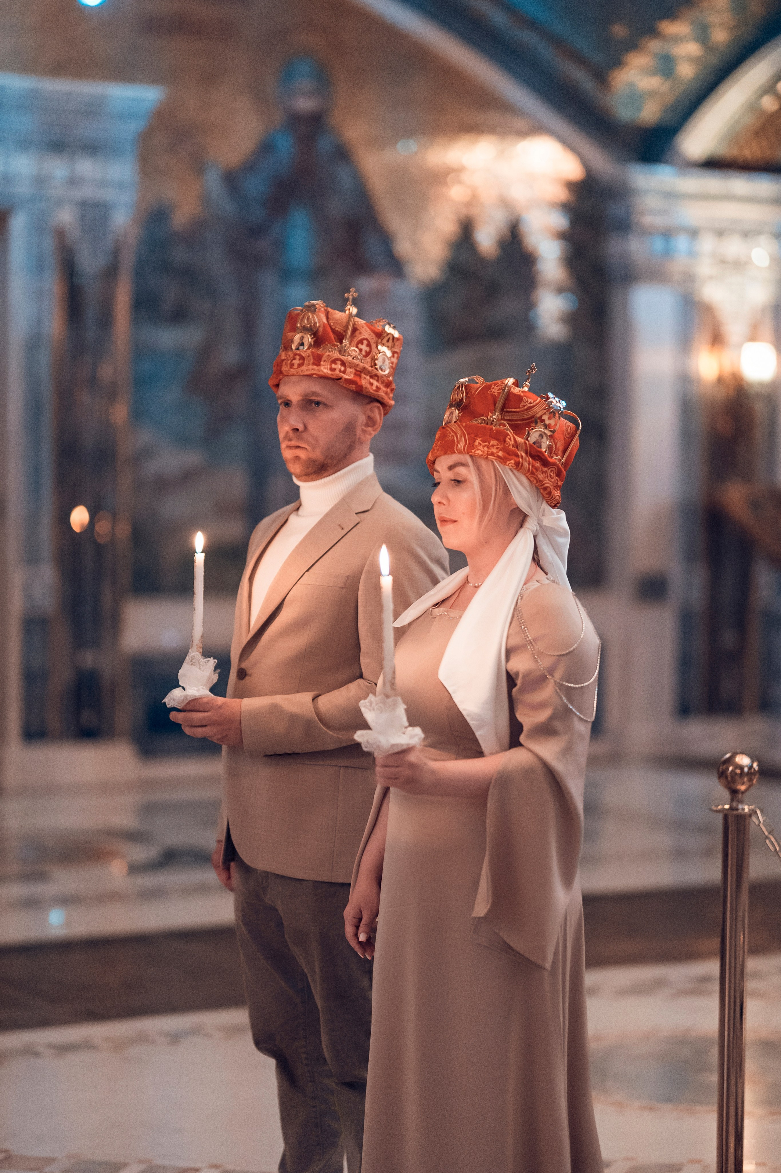 Венчание в ГХВС РФ Парк Патриот. Семейный фотограф и фотограф на таинства в Москве Юлия Калайджян