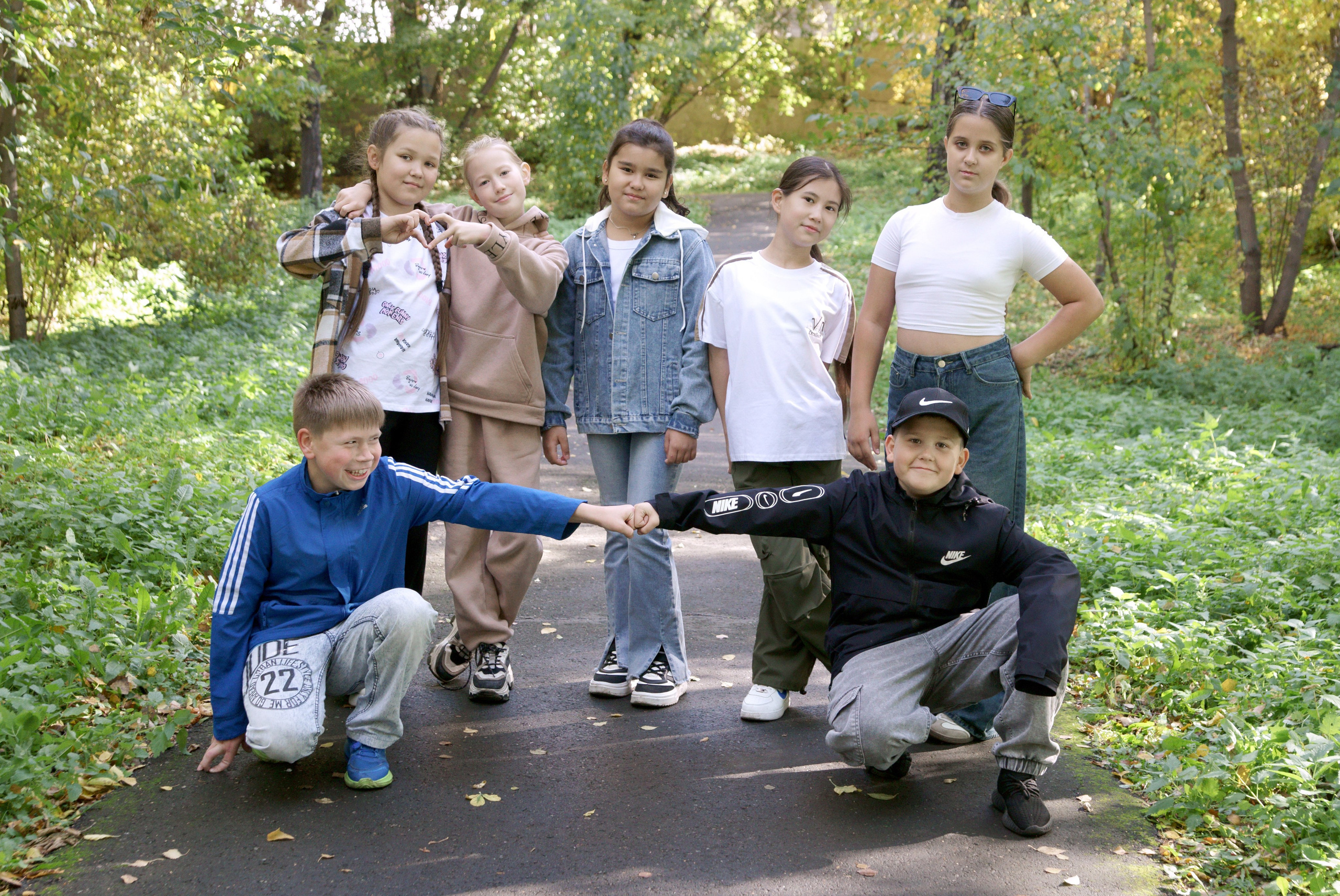 Фотосессия выпускников 4 класса начальной школы в Иркутске