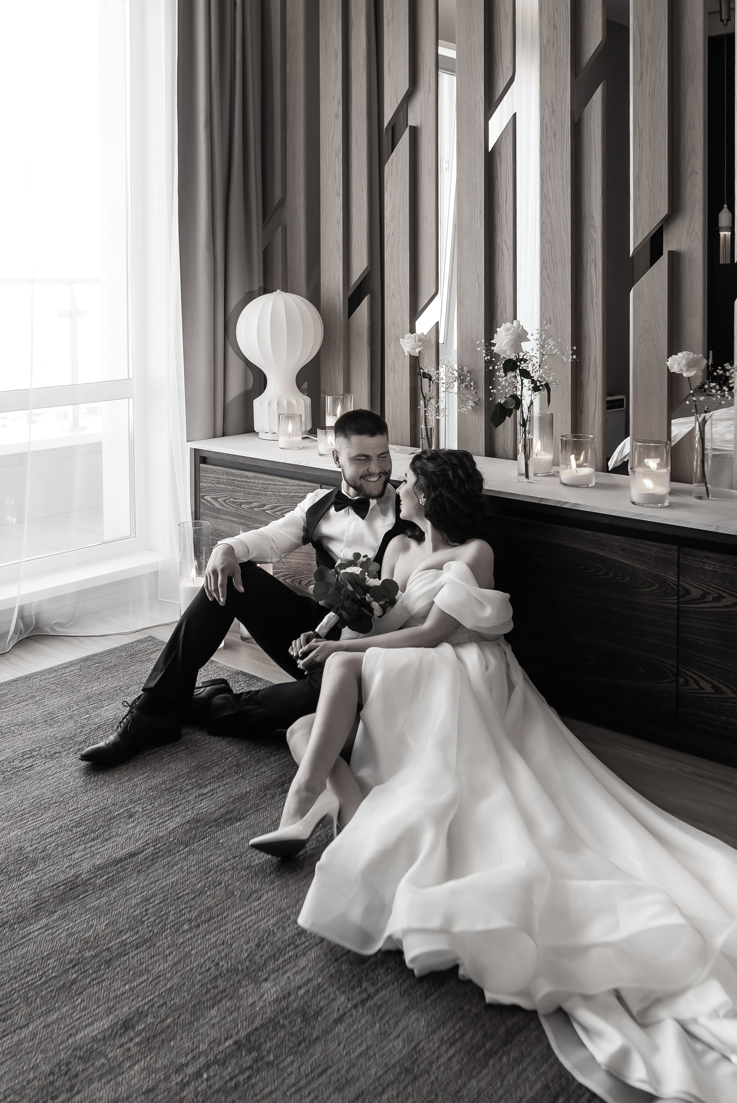 Свадебное утро в отеле у моря. Свадебный фотограф Елена Рякина