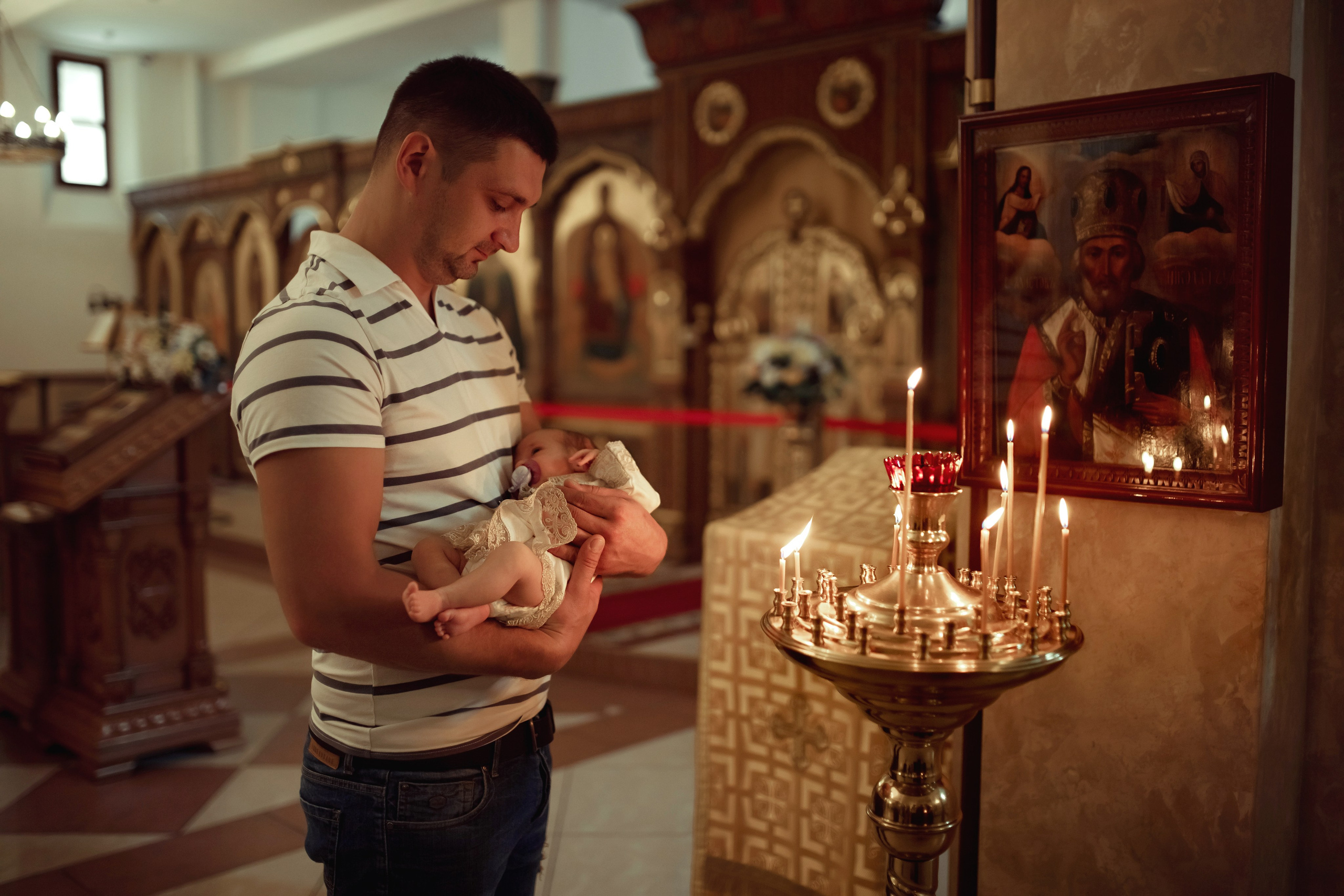 Крещение Анастасии. Семейный и детский фотограф в Москве Дорогова Екатерина