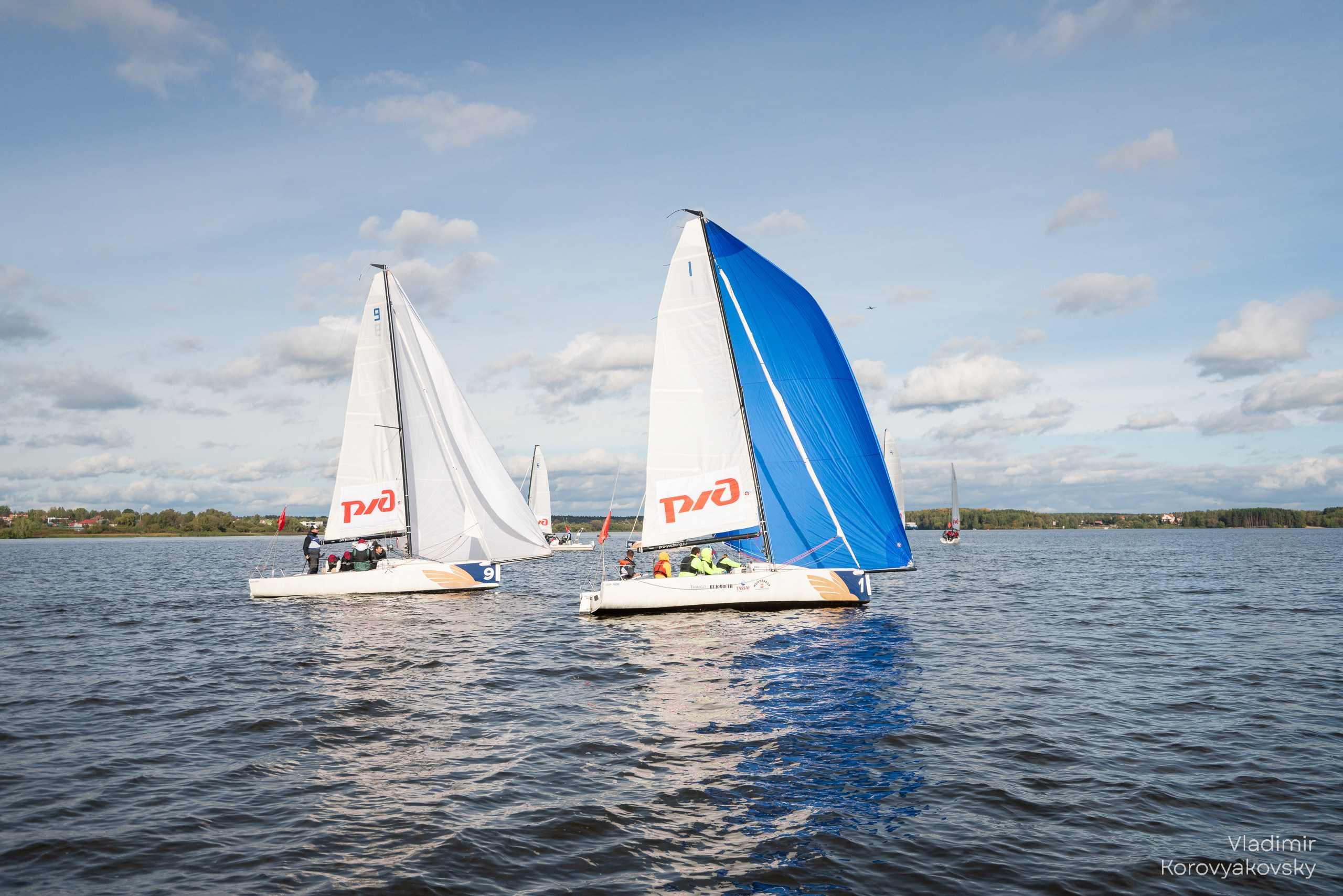Кубок АОА «РЖД» по парусным видам спорта. Фотограф Владимир Коровяковский