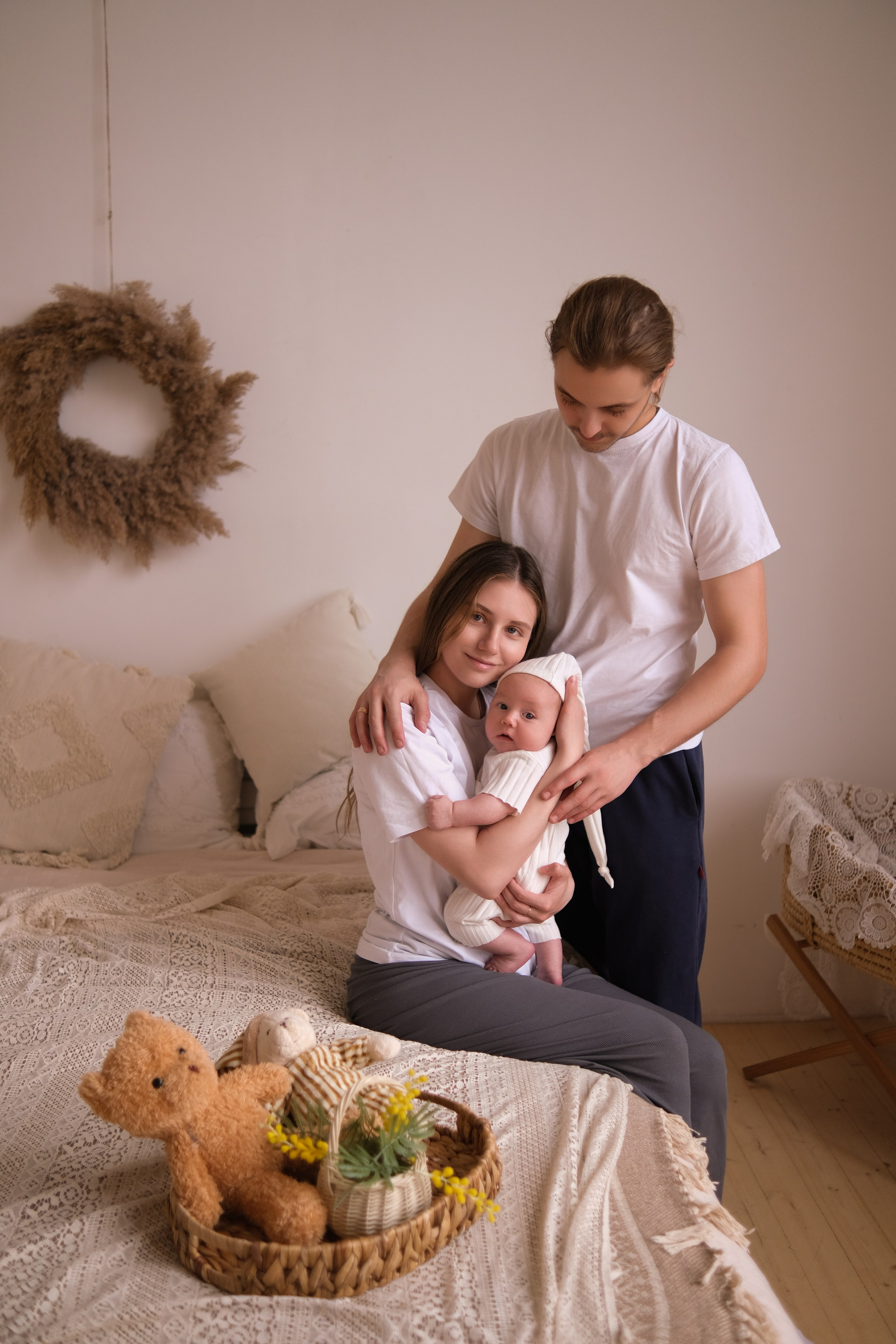 Мирослав в Матрёшке. Семейный детский ньюборн фотограф в Москве Марта Петрова