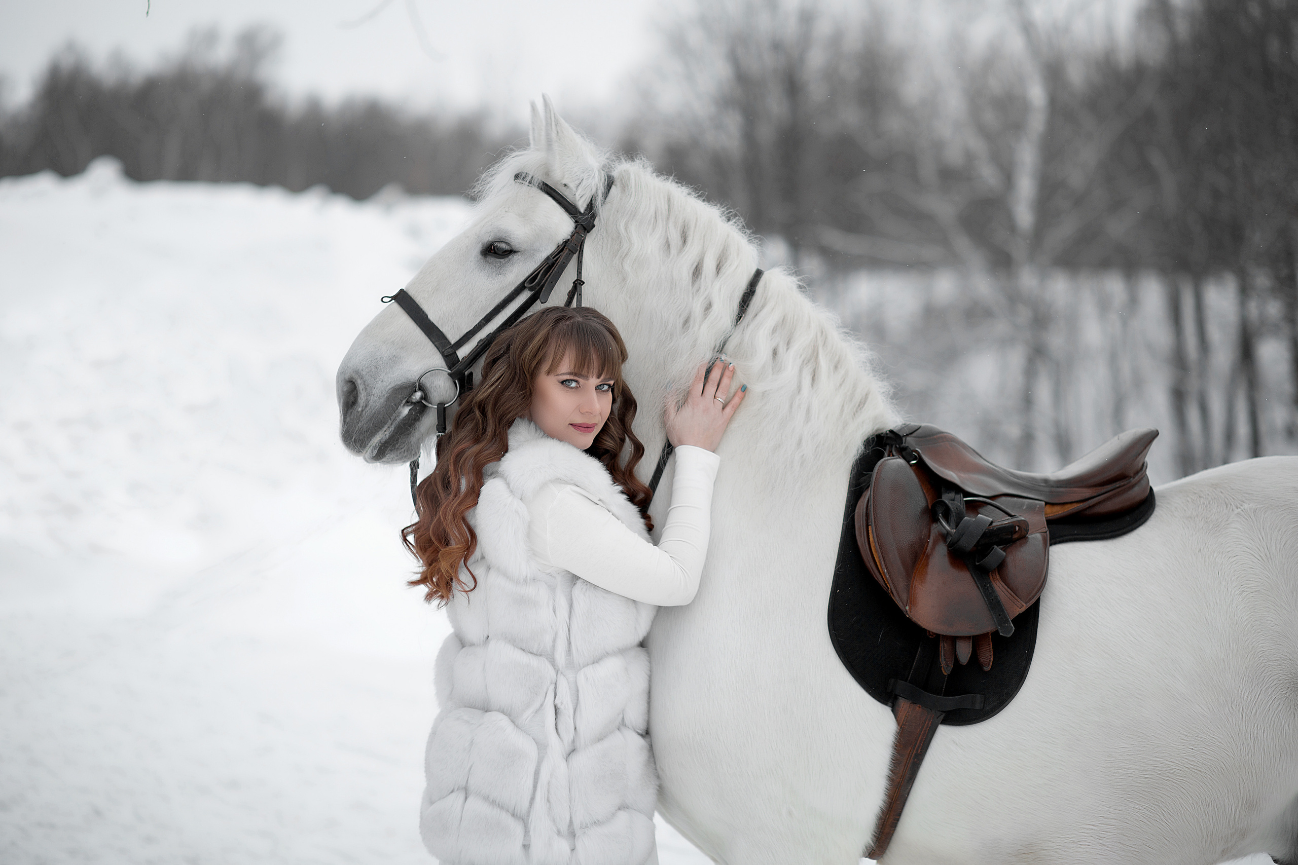 Фотосессия Светы и Воробушка. Фотосессия с лошадьми в Нижнем Новгороде