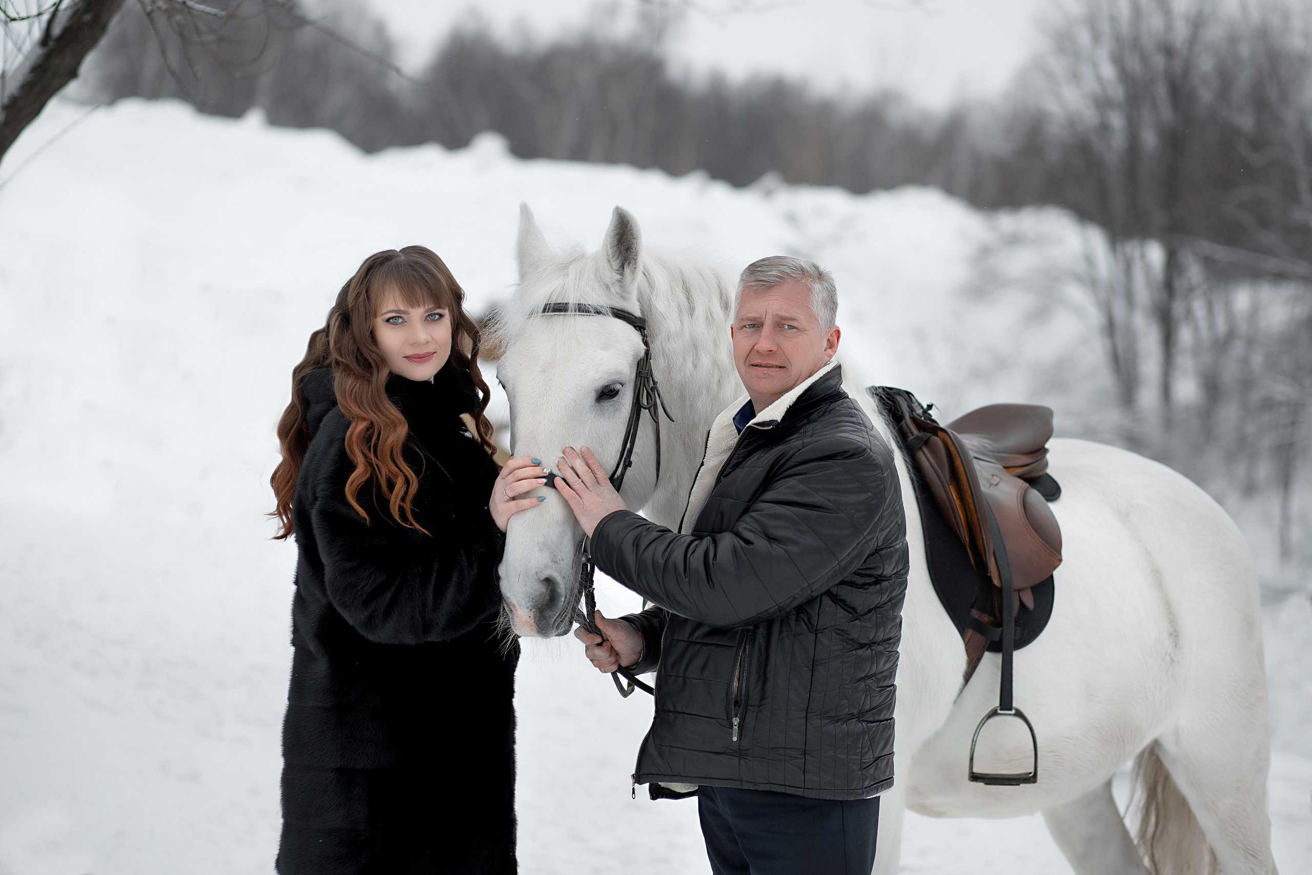 Фотосессия Светы и Воробушка. Фотосессия с лошадьми в Нижнем Новгороде