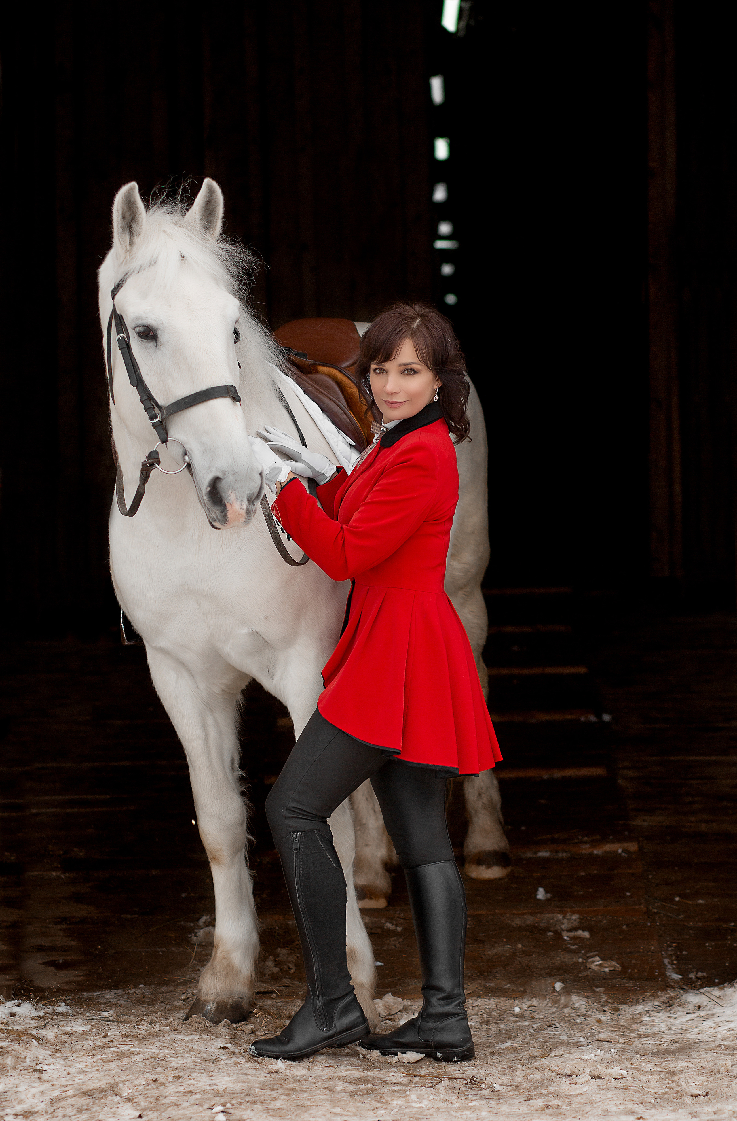 Алла и Воробей. Фотосессия с лошадьми в Нижнем Новгороде