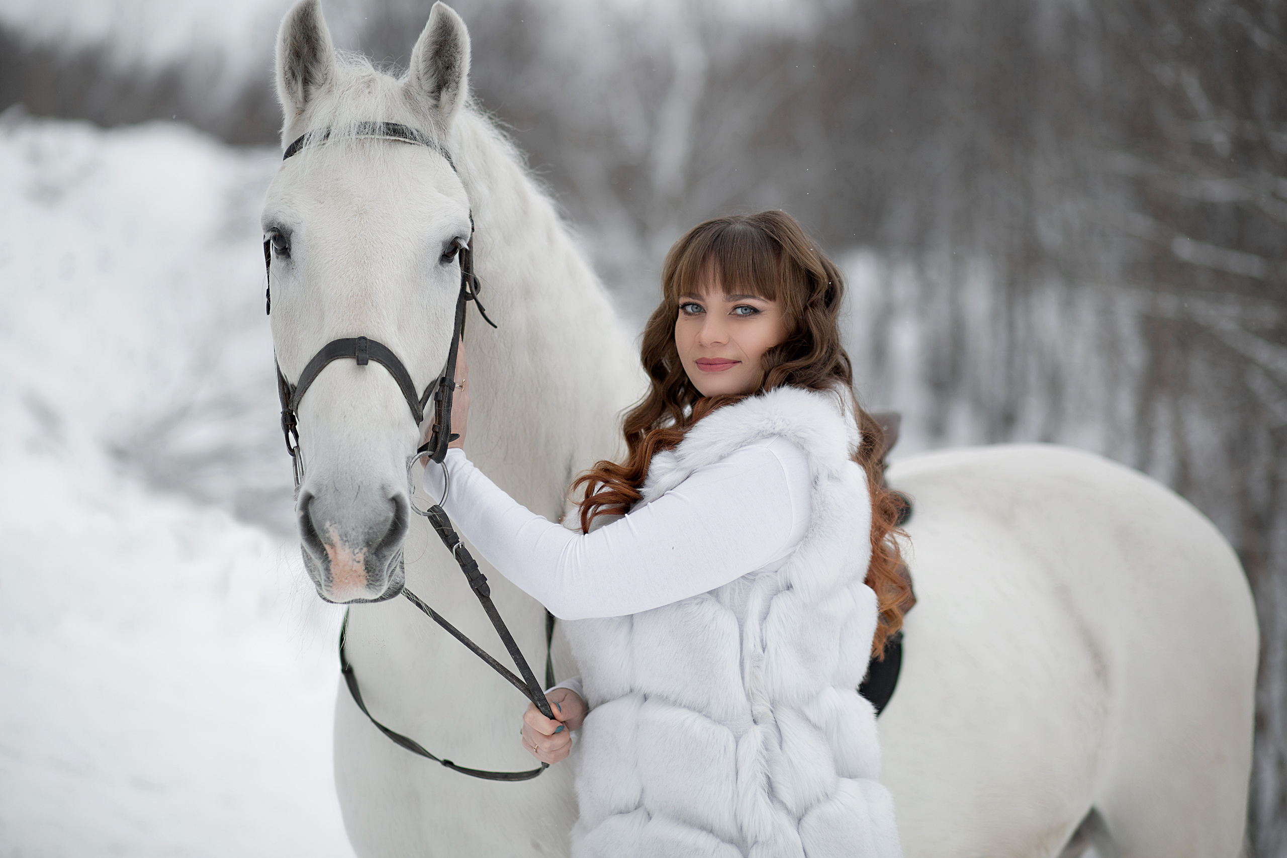 Фотосессия Светы и Воробушка. Фотосессия с лошадьми в Нижнем Новгороде