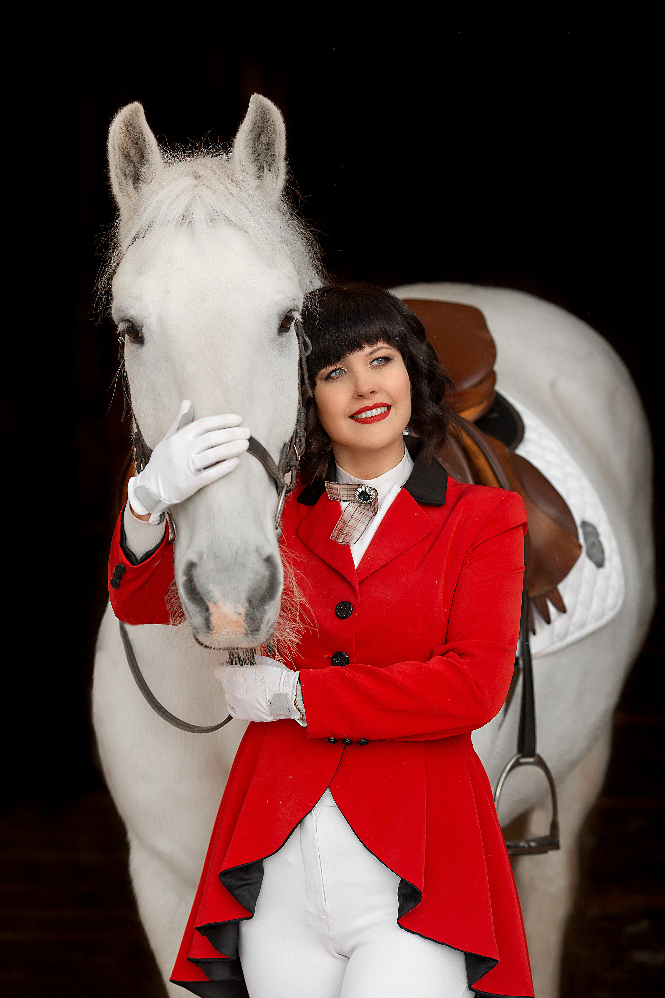 Фотосессия Алёны и Воробушка 03.12.22. Фотосессия с лошадьми в Нижнем Новгороде