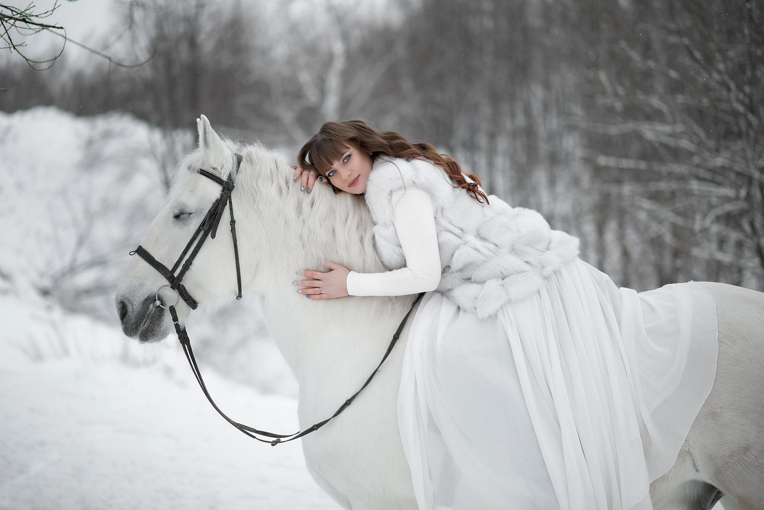 Фотосессия Светы и Воробушка. Фотосессия с лошадьми в Нижнем Новгороде